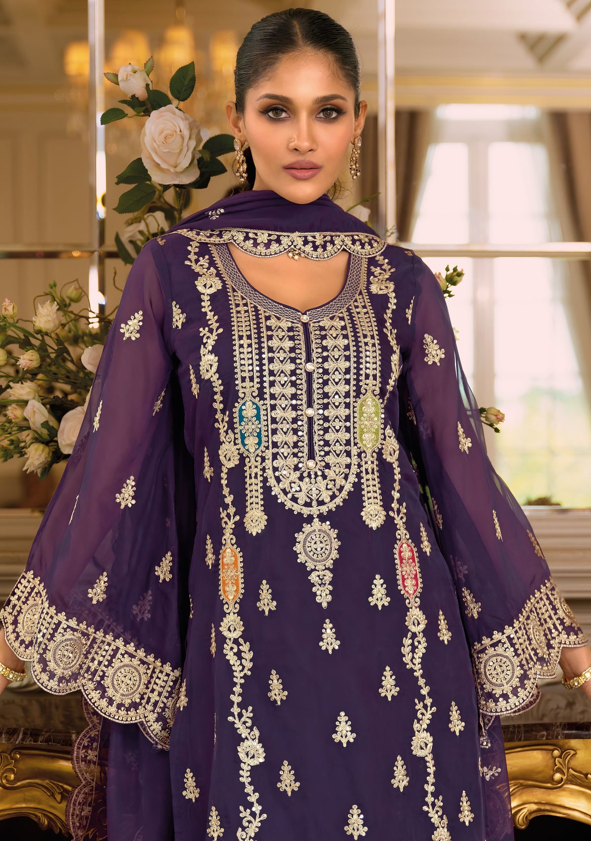 Organza Elegance Pakistani Suit LXPK0090