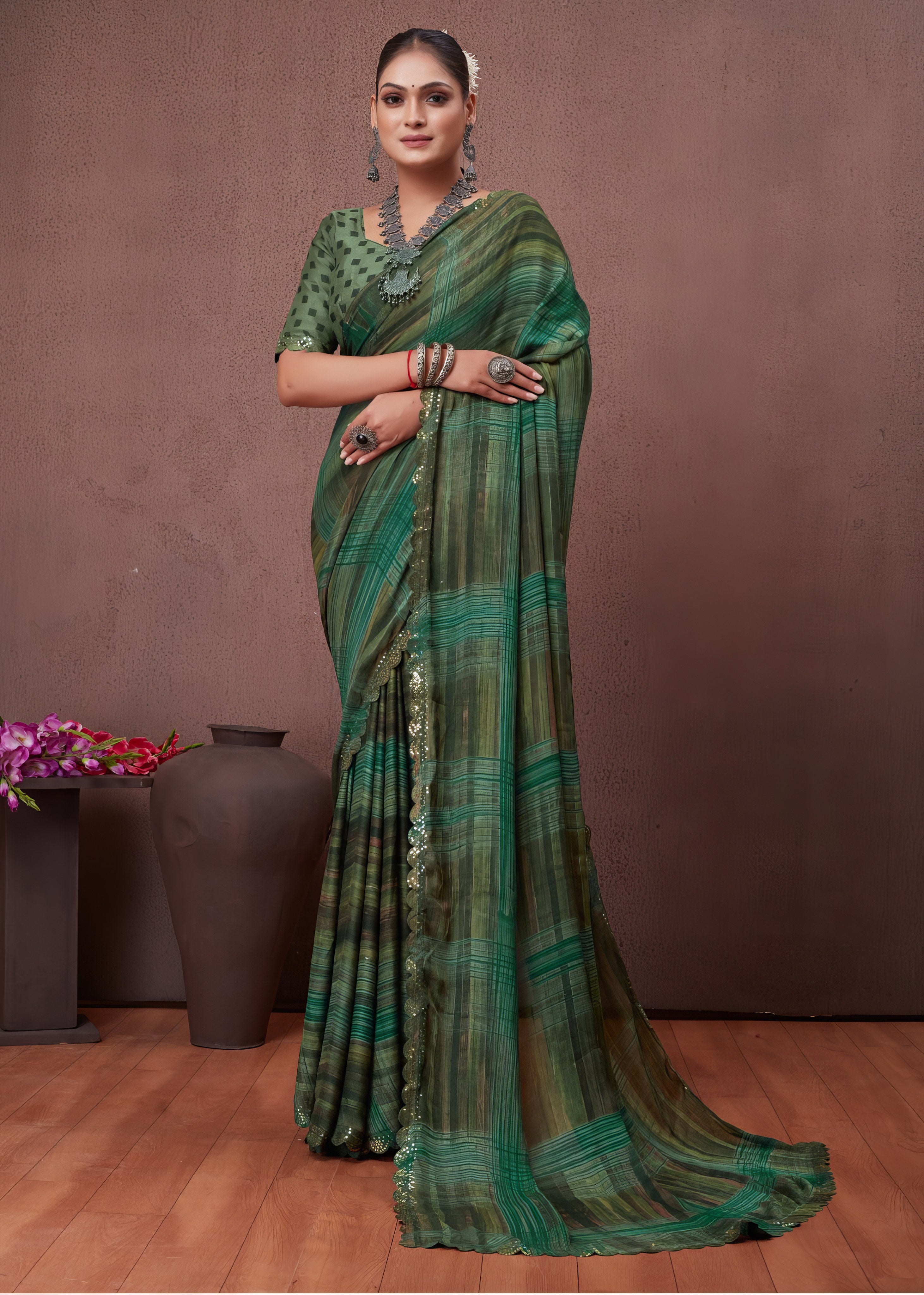Premium Banarasi style Saree LXSE0070