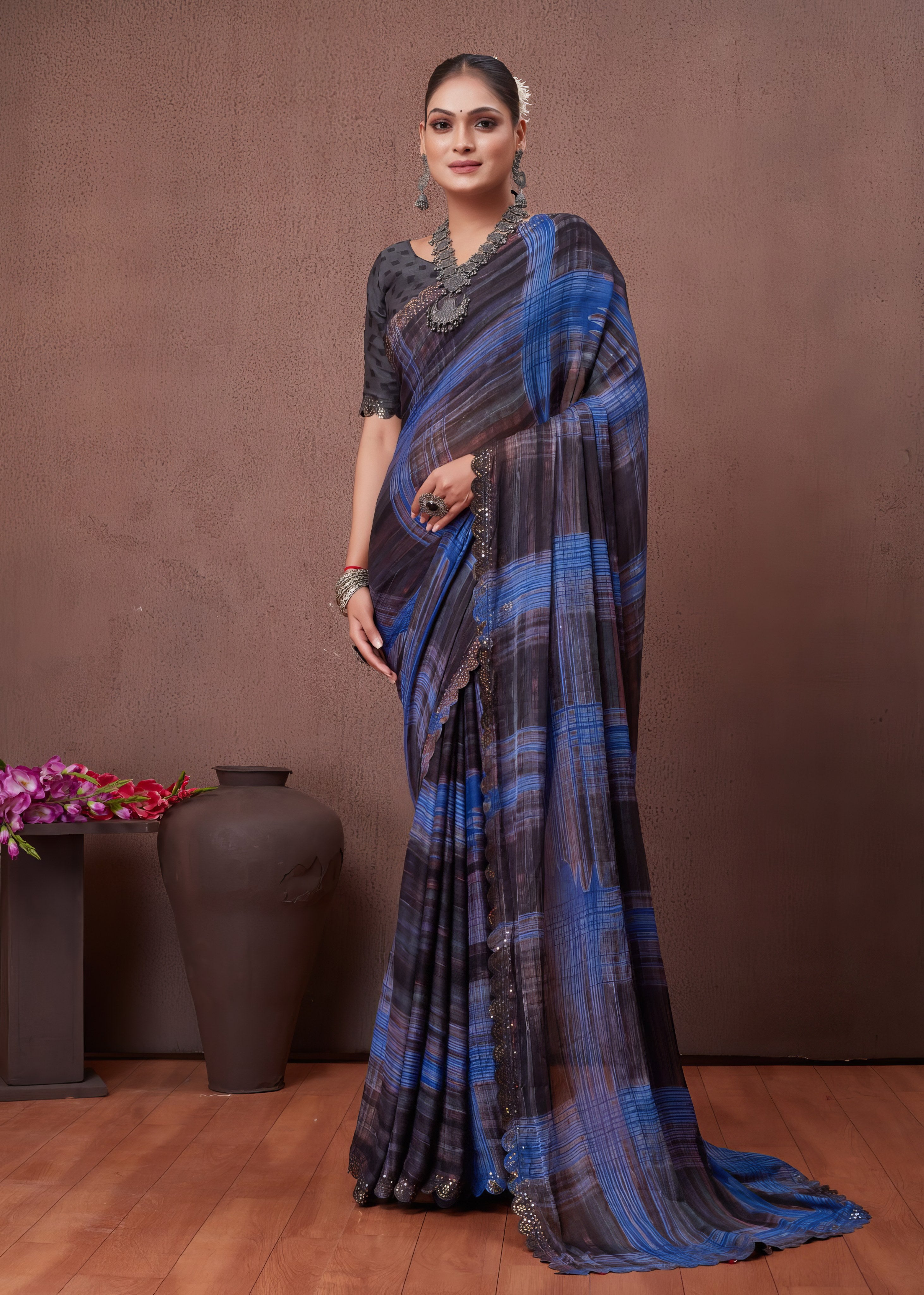 Premium Banarasi style Saree LXSE0070