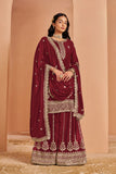 Georgette Plazzo Set Sharara LXSR0097