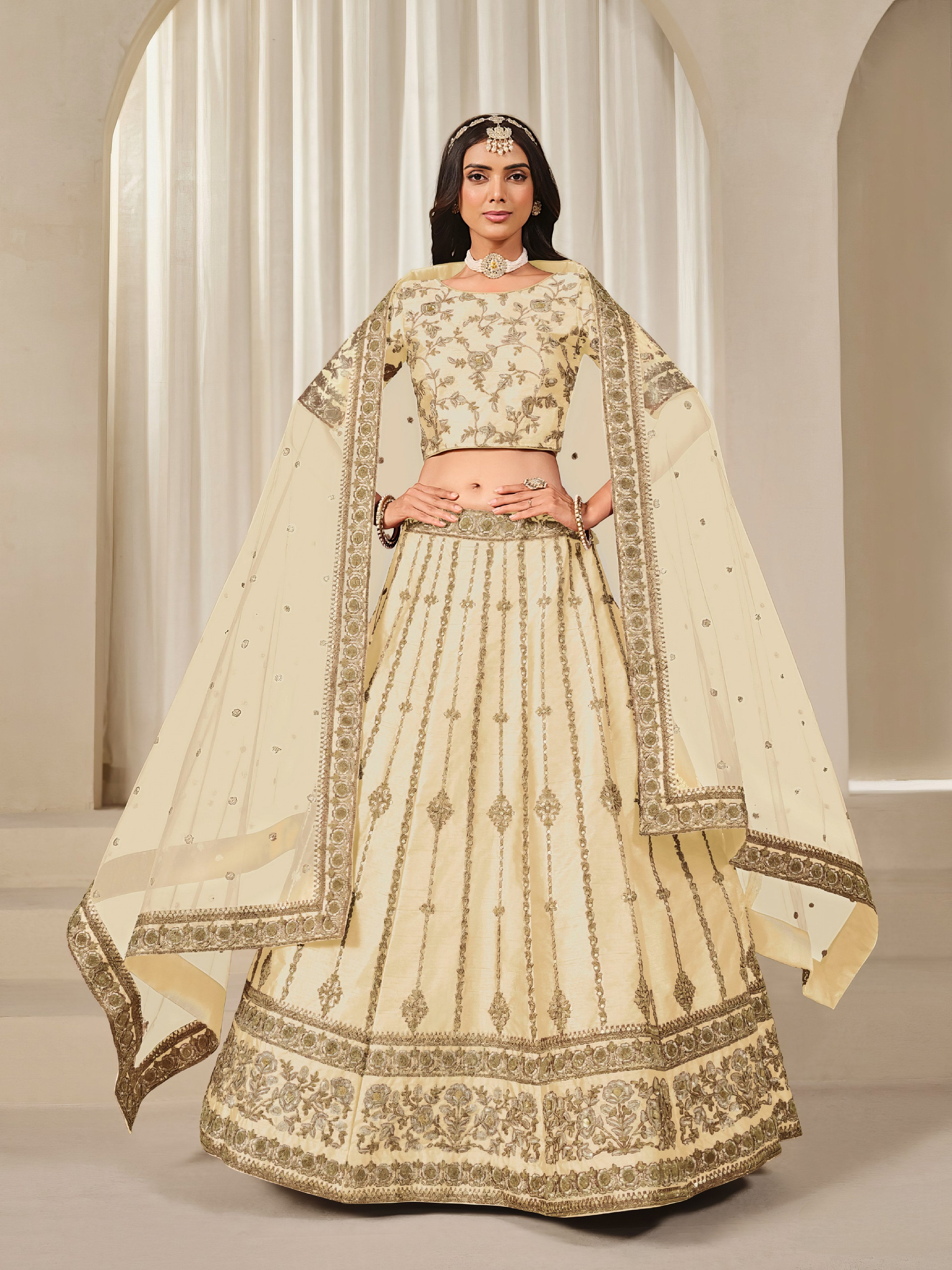 Aarvi Art Silk Lehenga LXLG0027