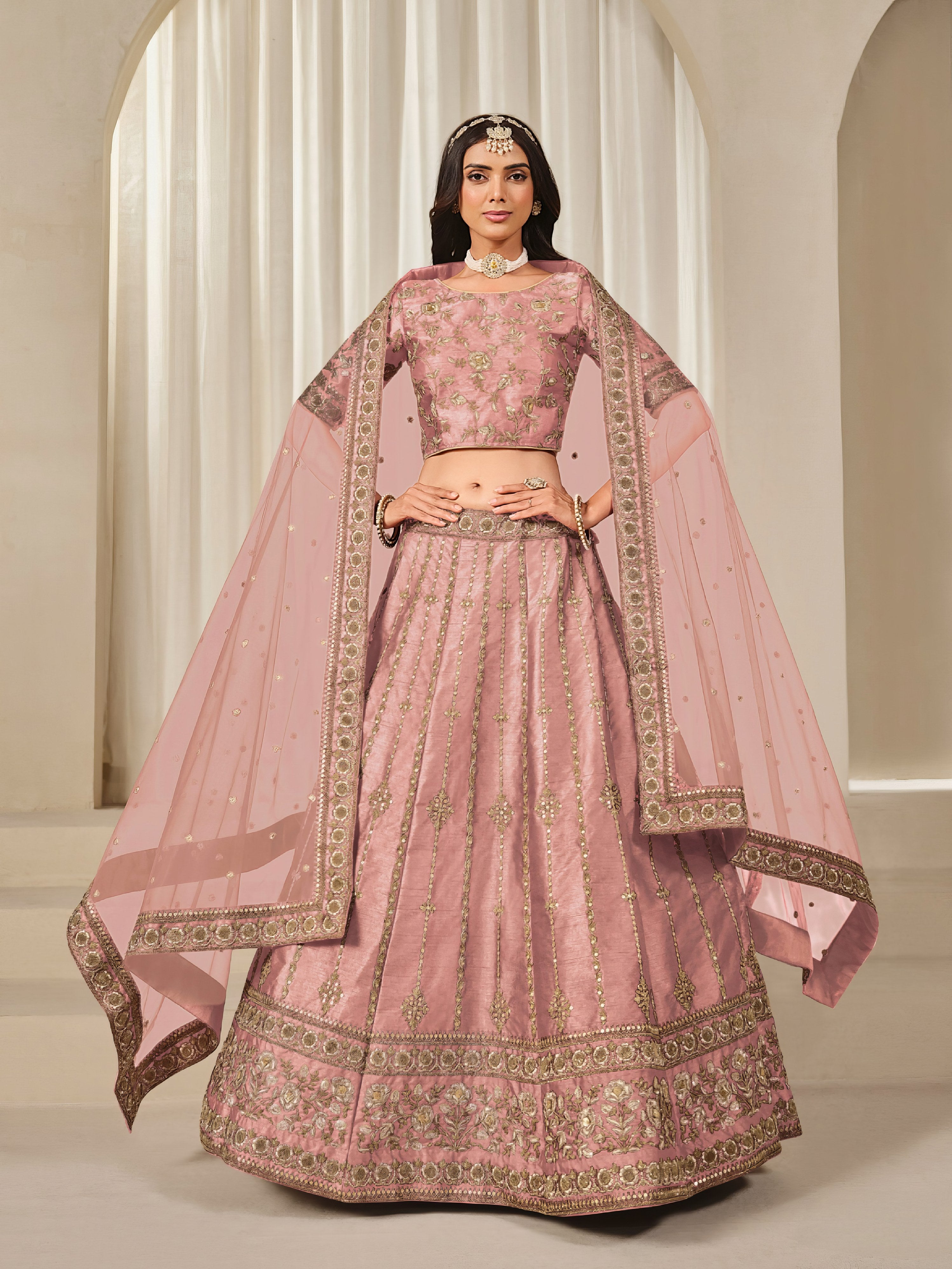 Aarvi Art Silk Lehenga LXLG0027