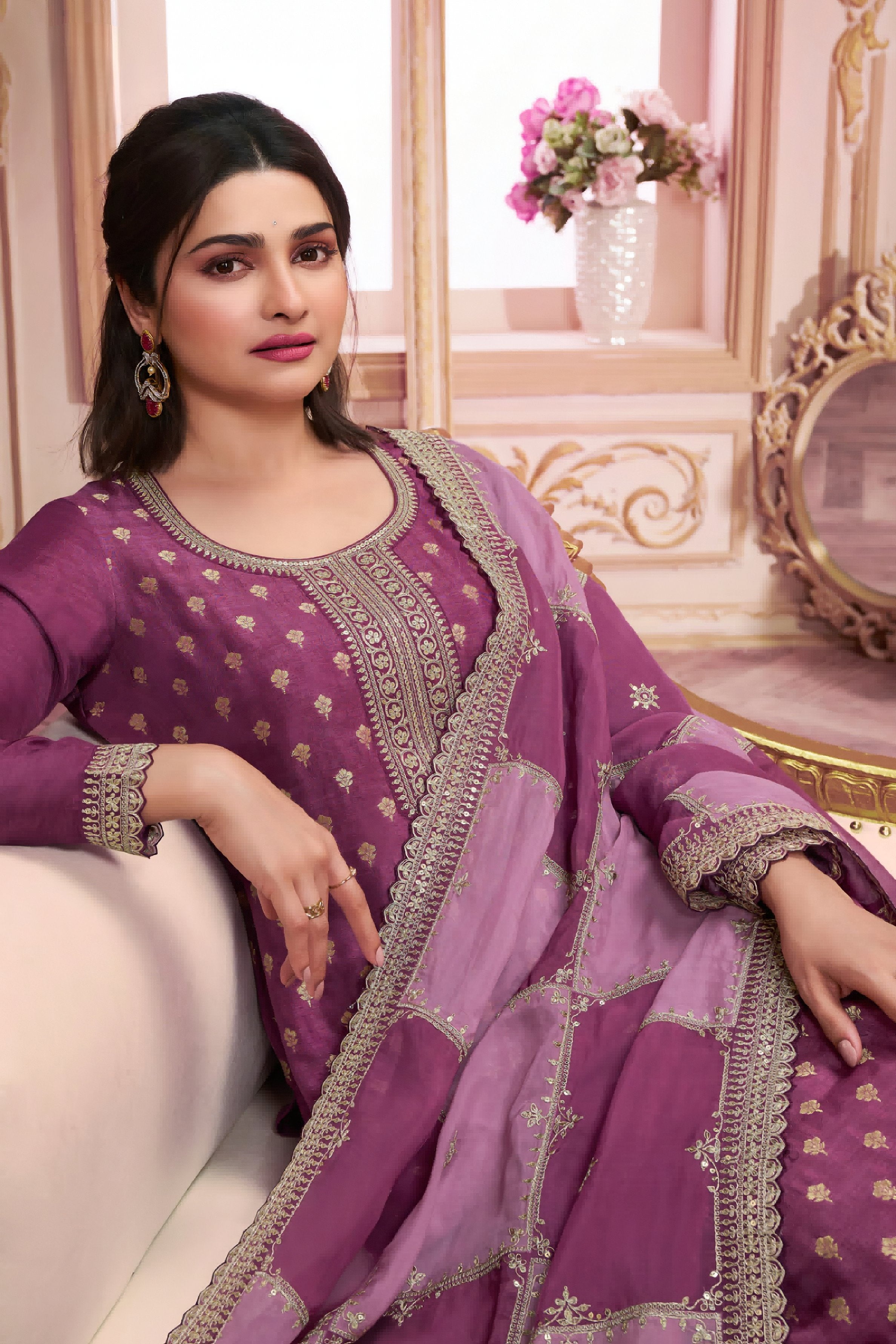 Aarvi Cotton Charming Suit EAST0041