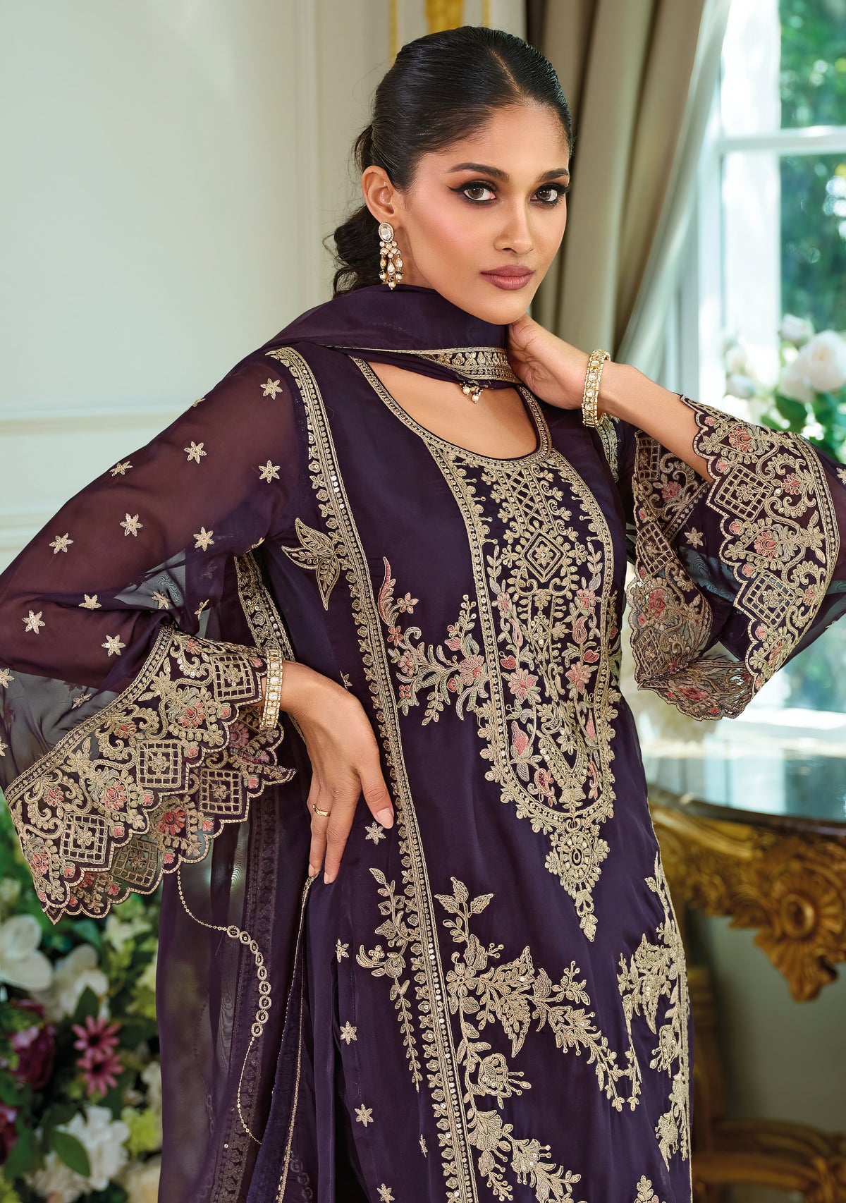 Organza Bloom Pakistani Suit LXPK0093