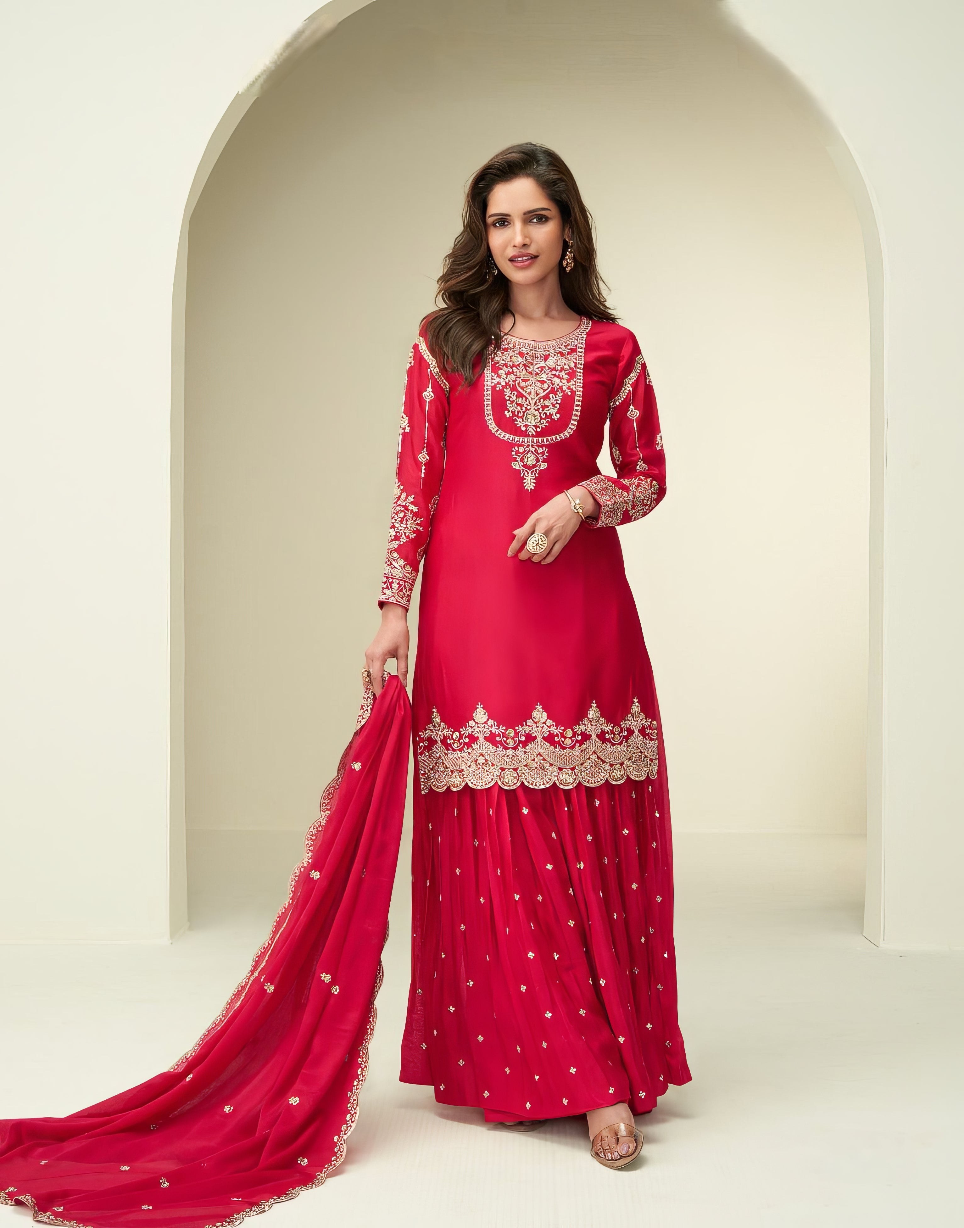 Nazneen Charm Set Gown LXGW0048
