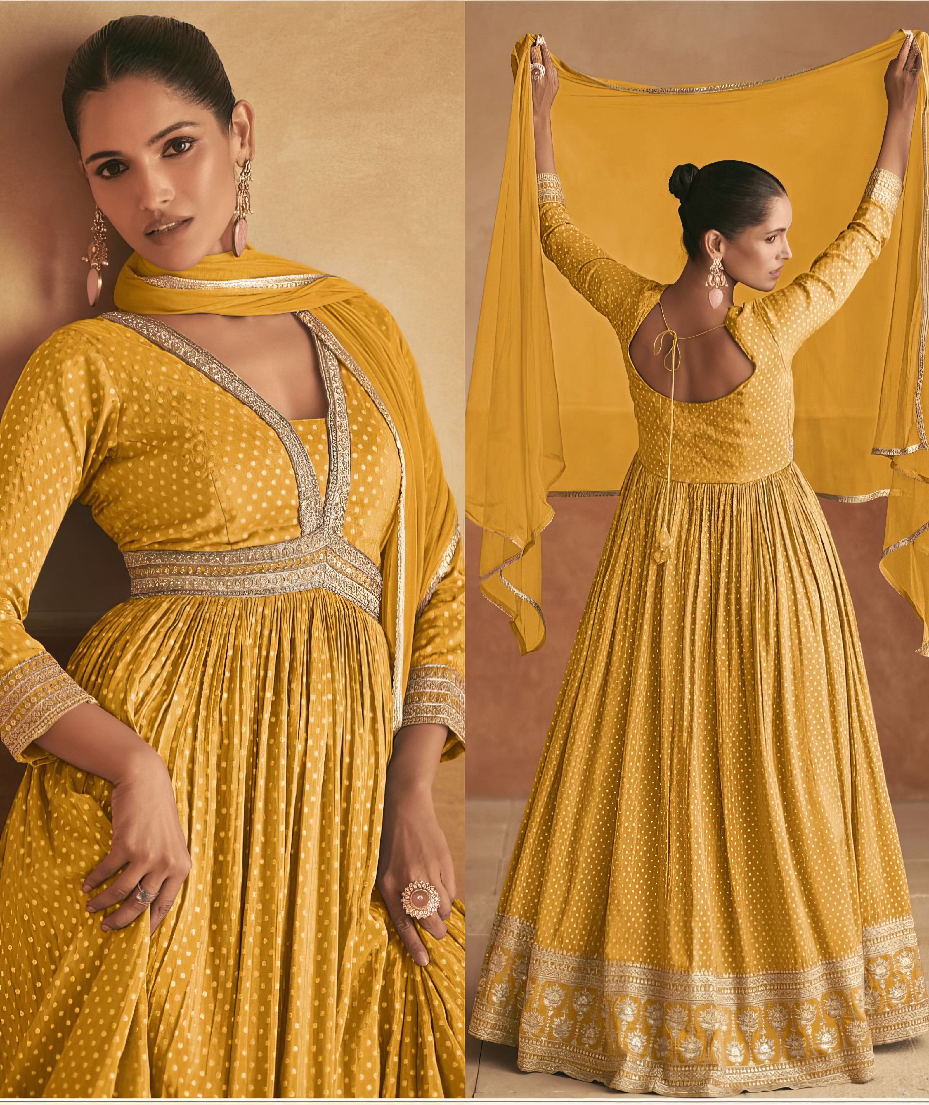 Nazneen Elegance Gown LXGW0054
