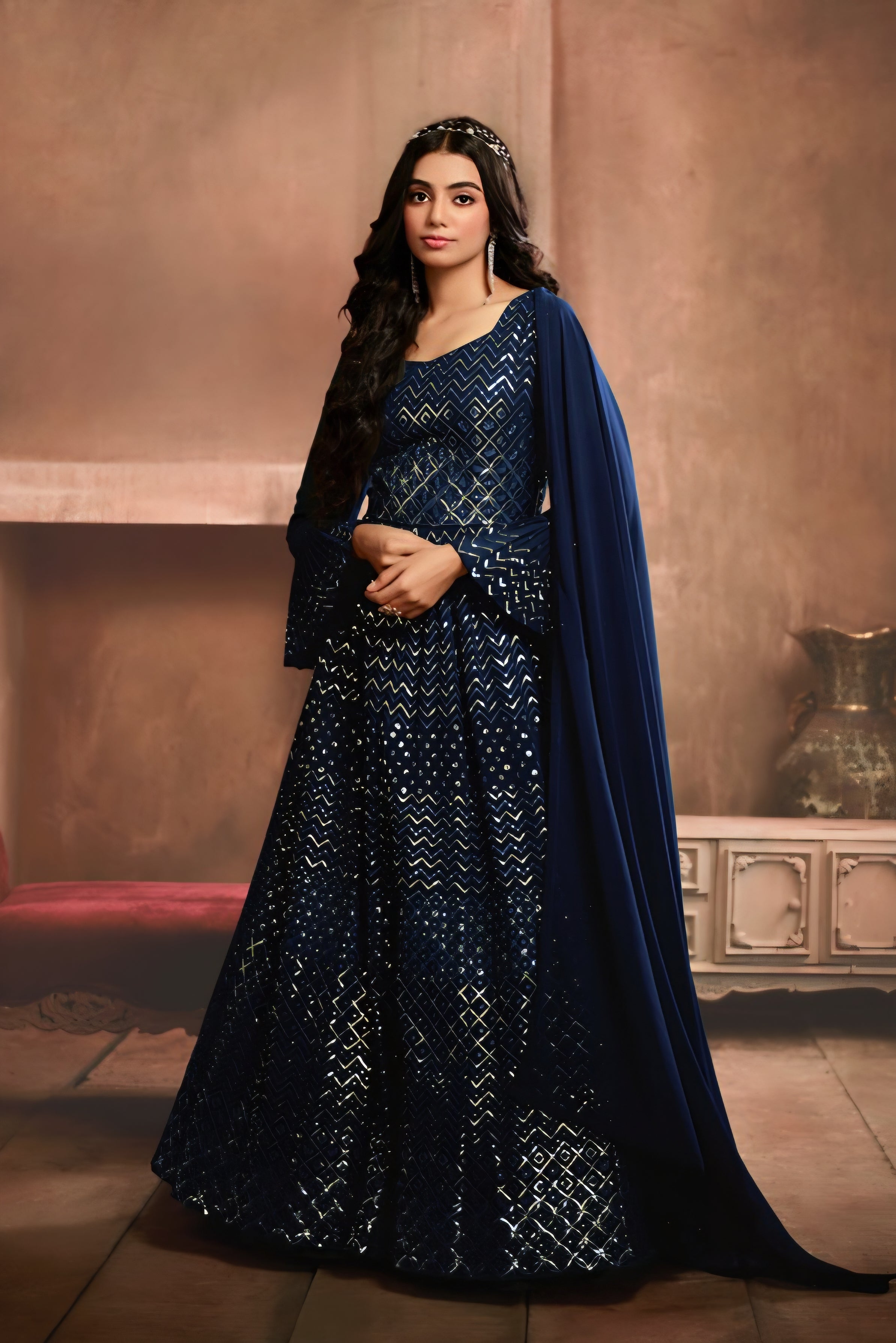 Noor Chinnon Silk Set LXGW0059