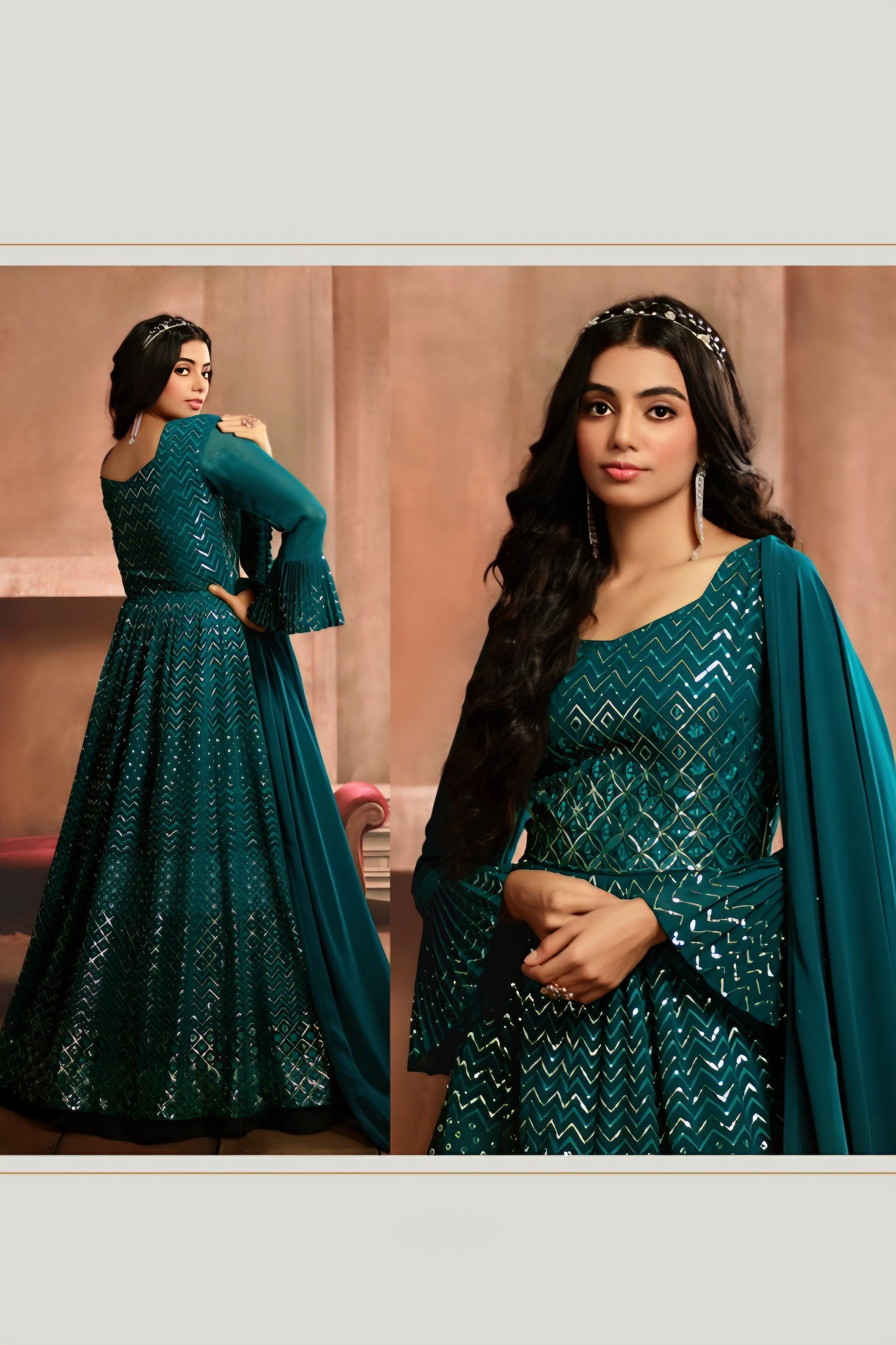 Noor Chinnon Silk Set LXGW0059
