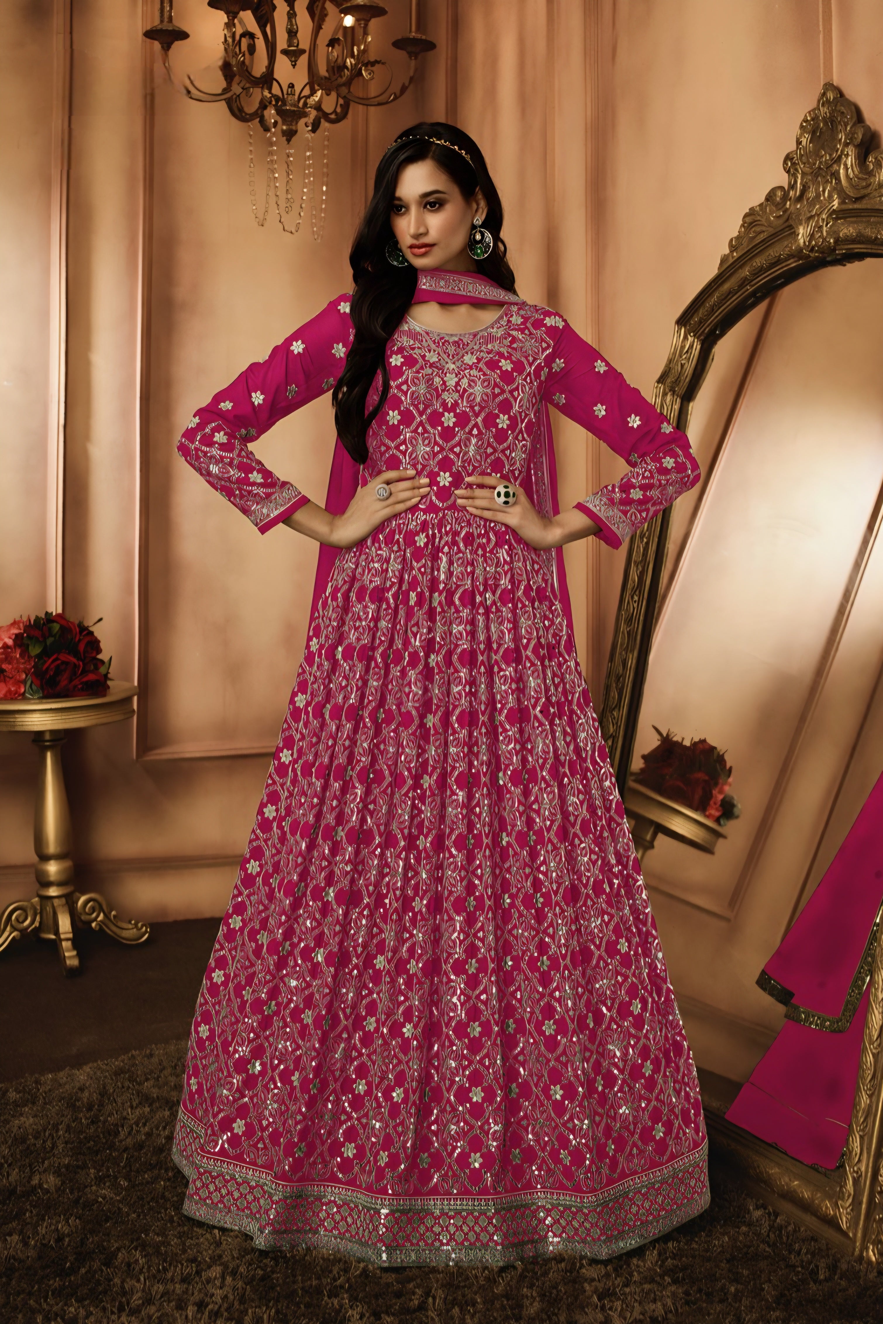 Noor Chinnon Silk Set LXGW0060