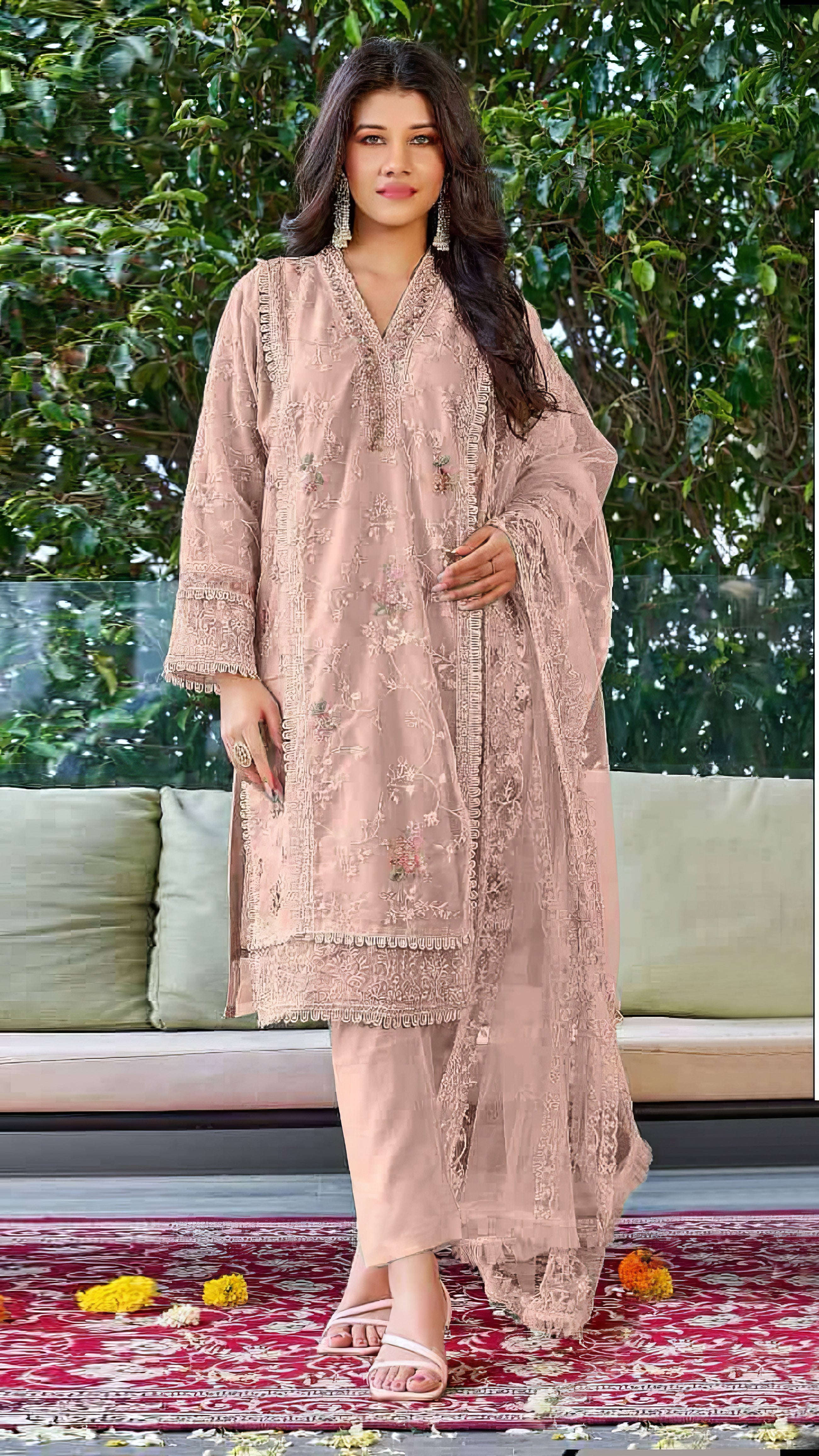 Zariya Luxe Pakistani Suit Set  EAPK0085