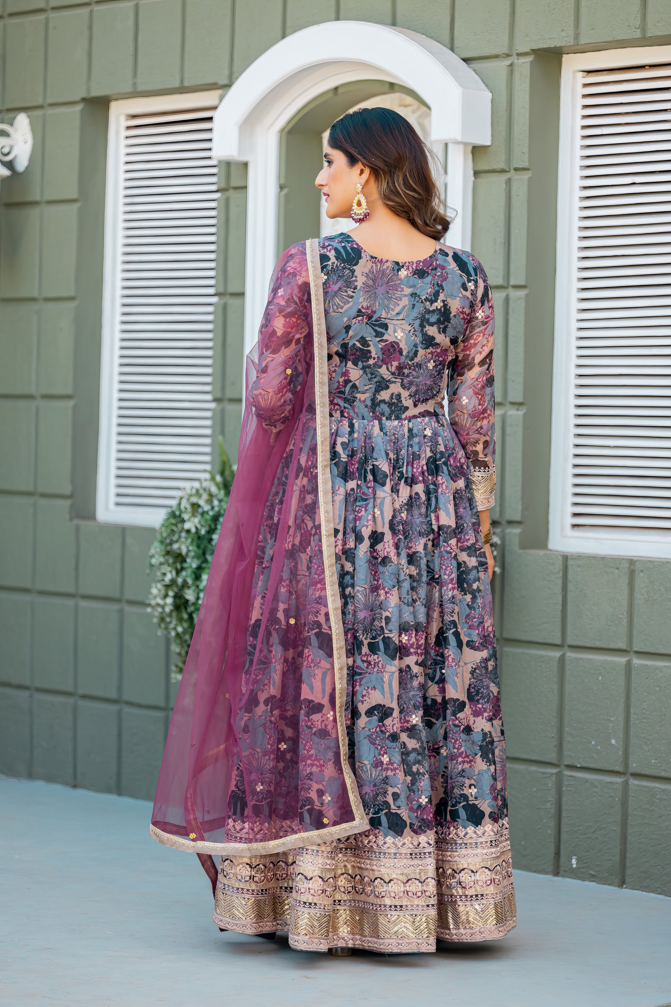 Silken Majesty Gown LXGW0063