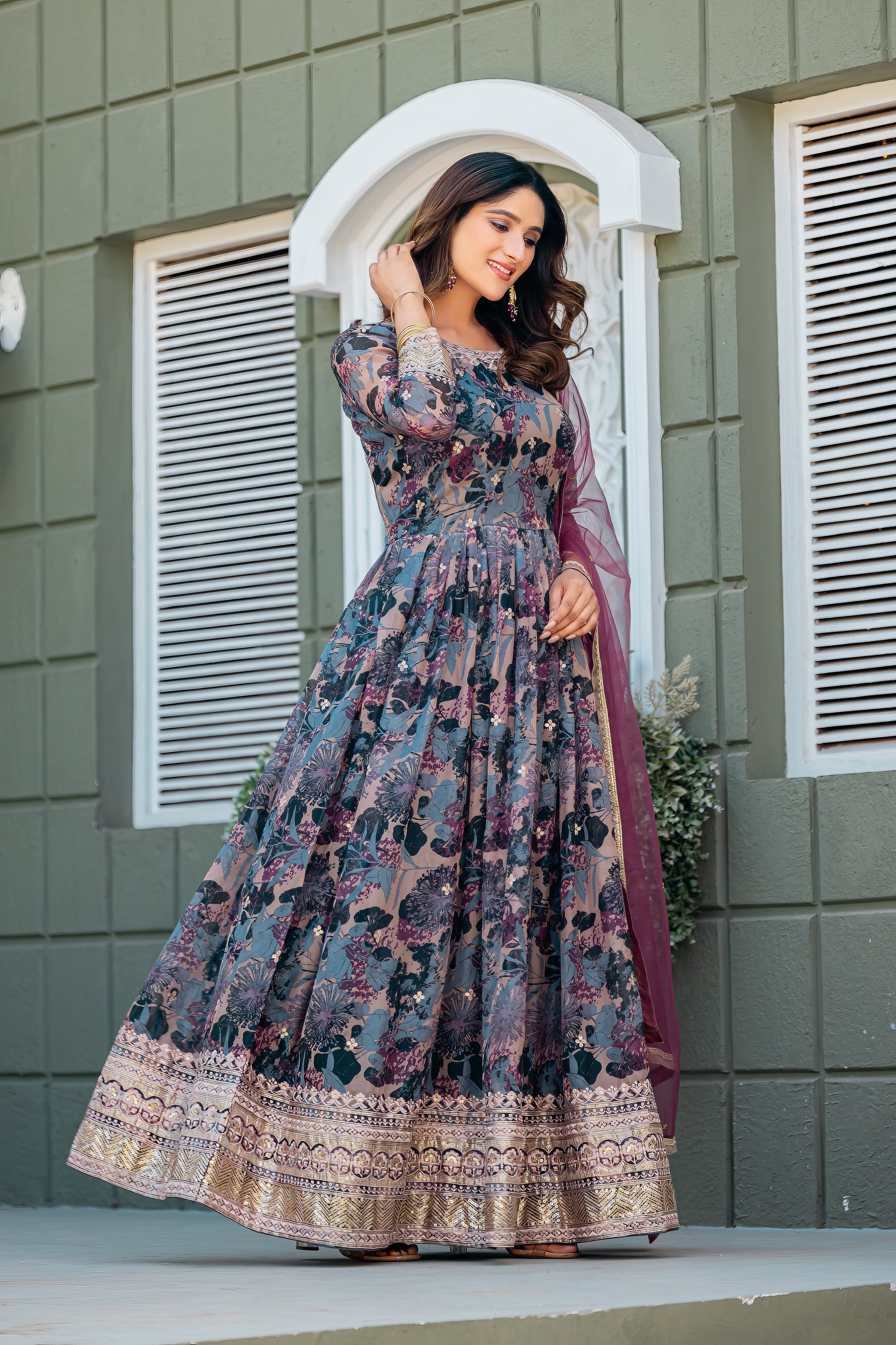 Silken Majesty Gown LXGW0063