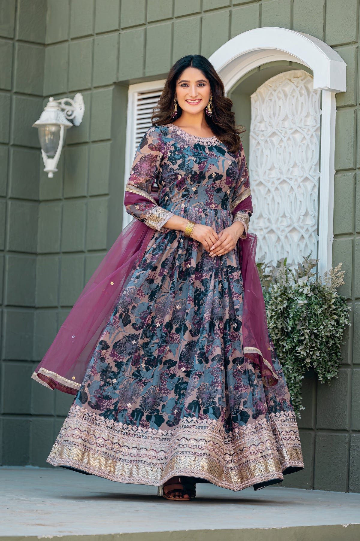 Silken Majesty Gown LXGW0063