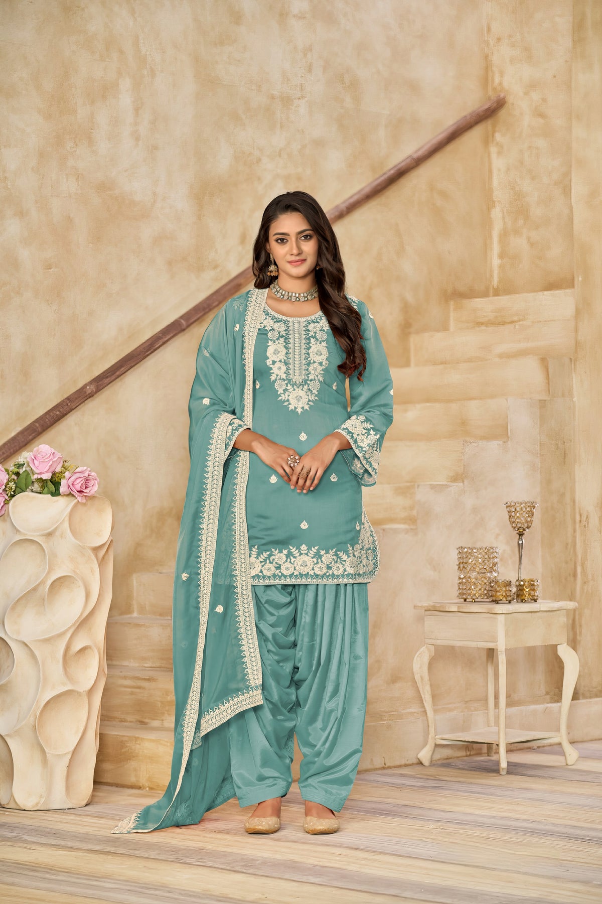 Roman Silk Luxury Suit LXST0077