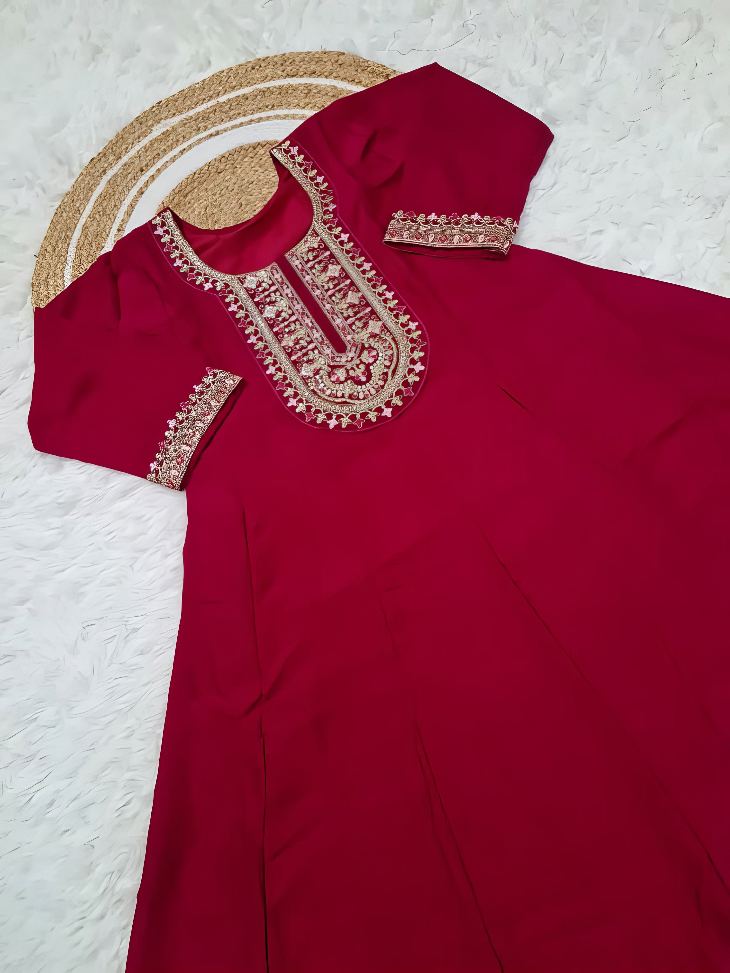 Pure Vichitra Silk Suit EAST0045