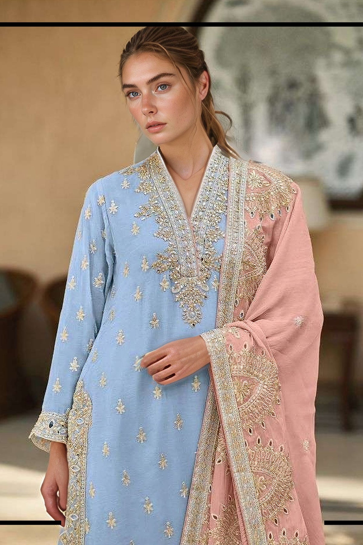 Ethereal Flow Chiffon Fab Pakistani suit LXPK0025