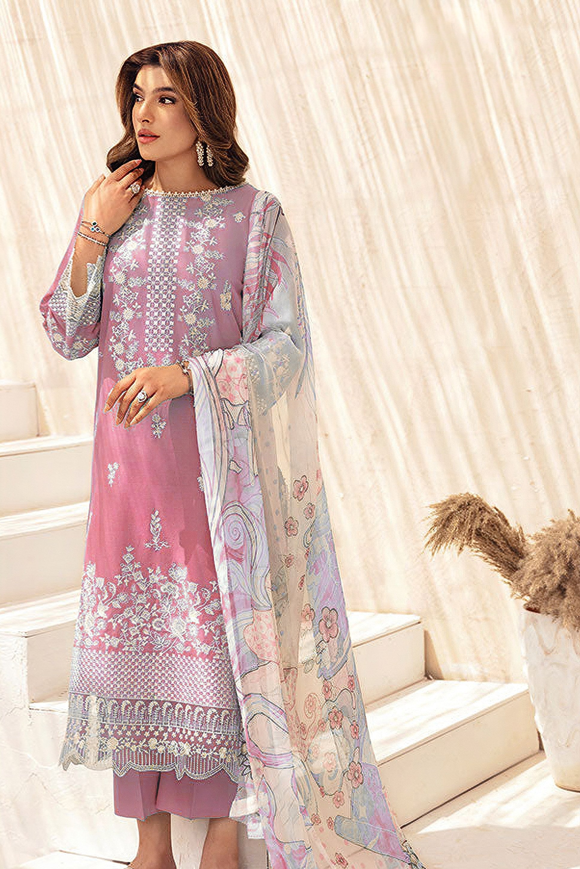 Cotton Lane Embroidered Pakistani suit LXPK0022