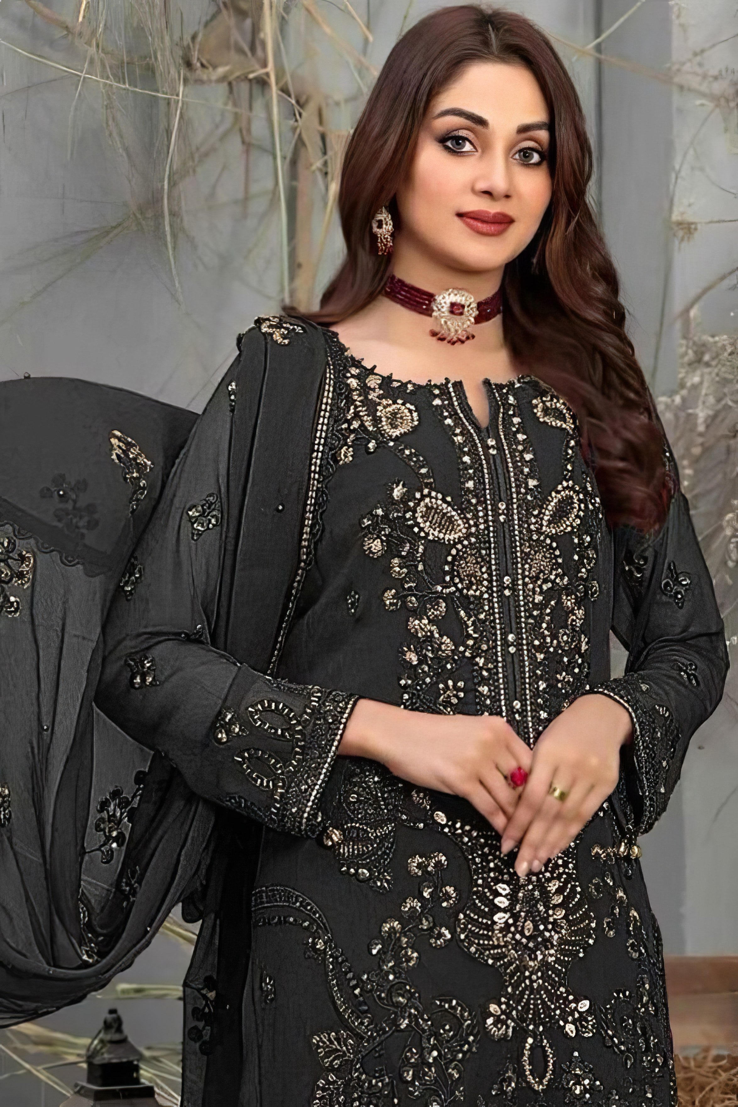 Designer Embroidered Pakistani suit LXPK0003