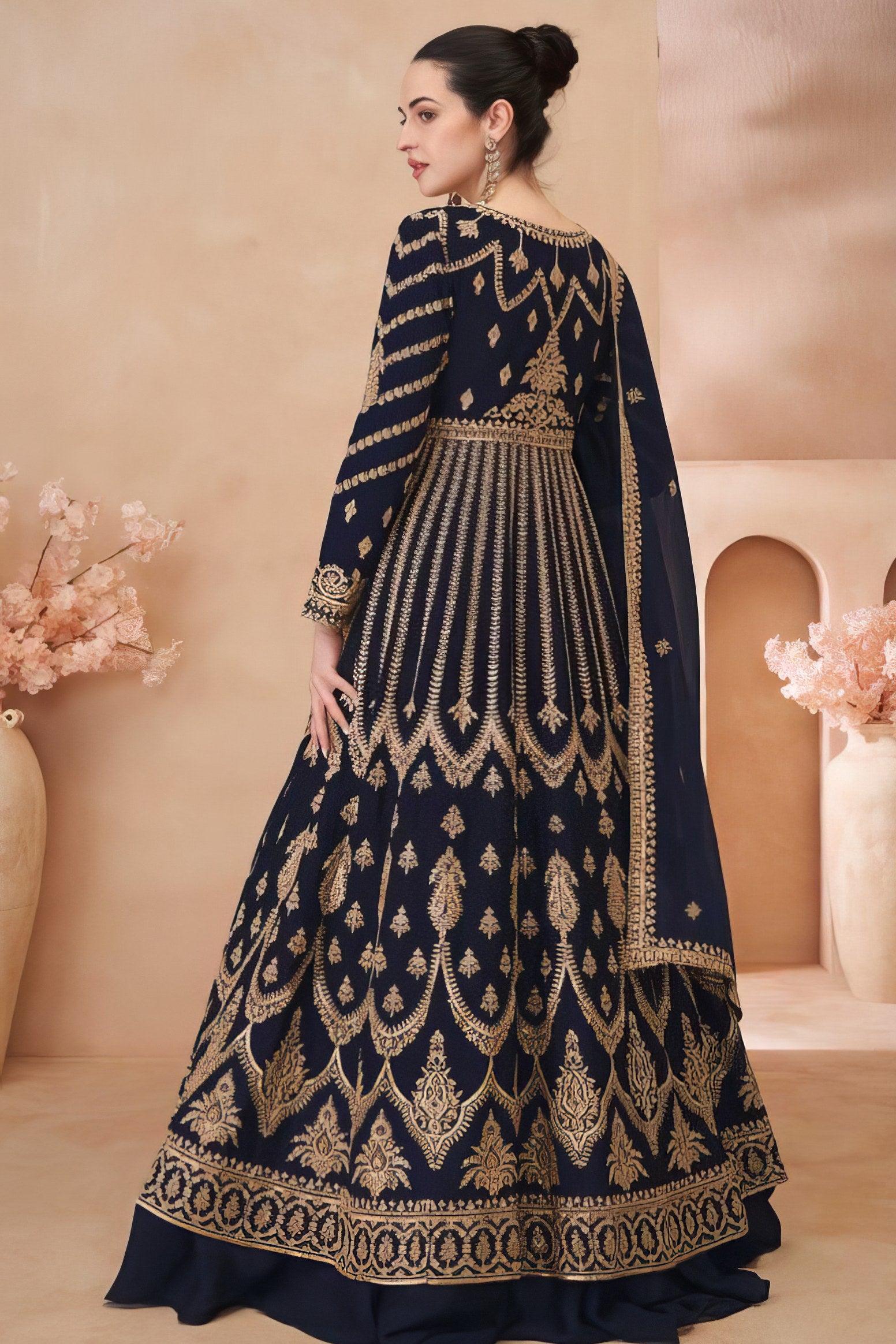 Gilded Charm Luxury Gown LXGW0034