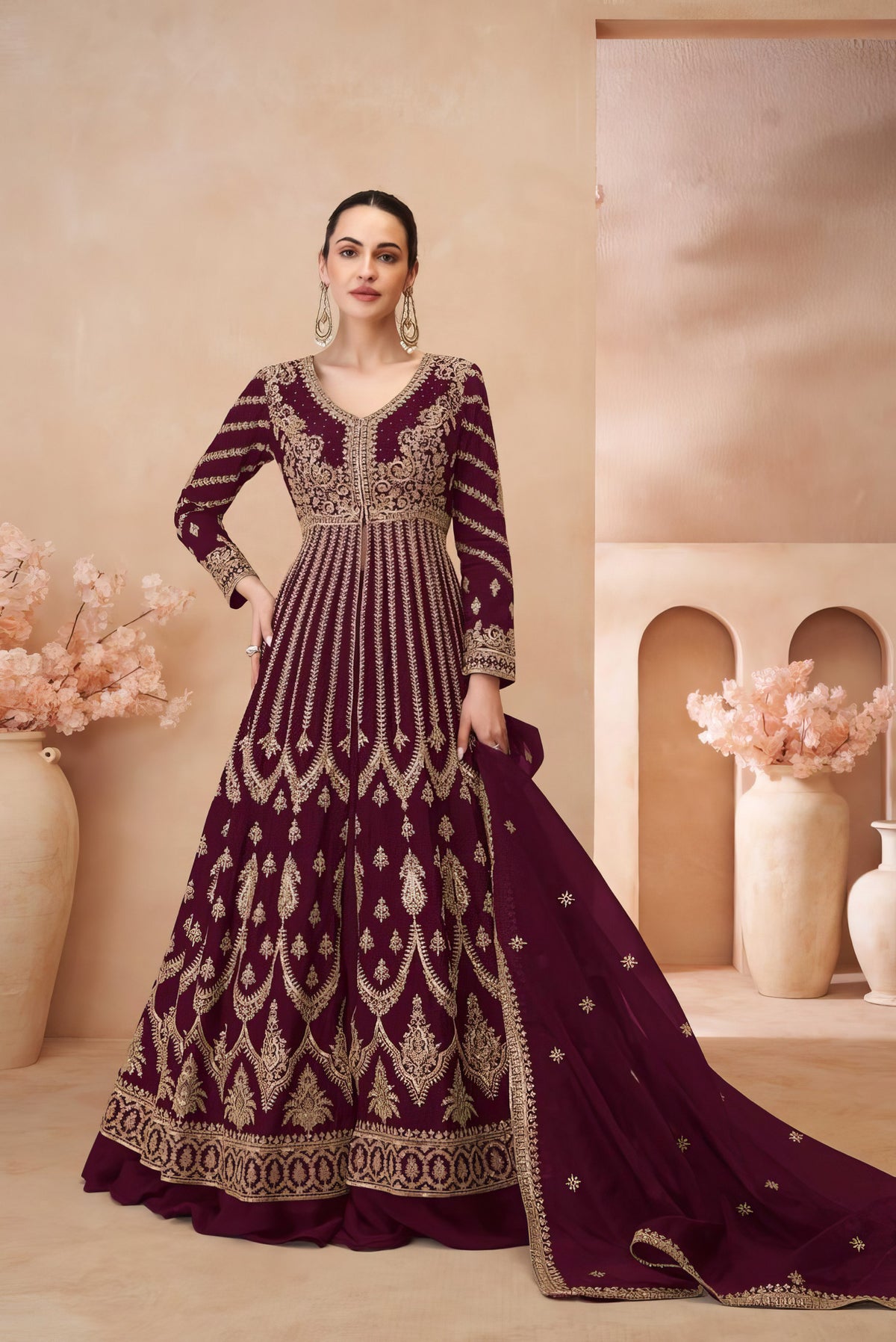 Gilded Charm Luxury Gown LXGW0034
