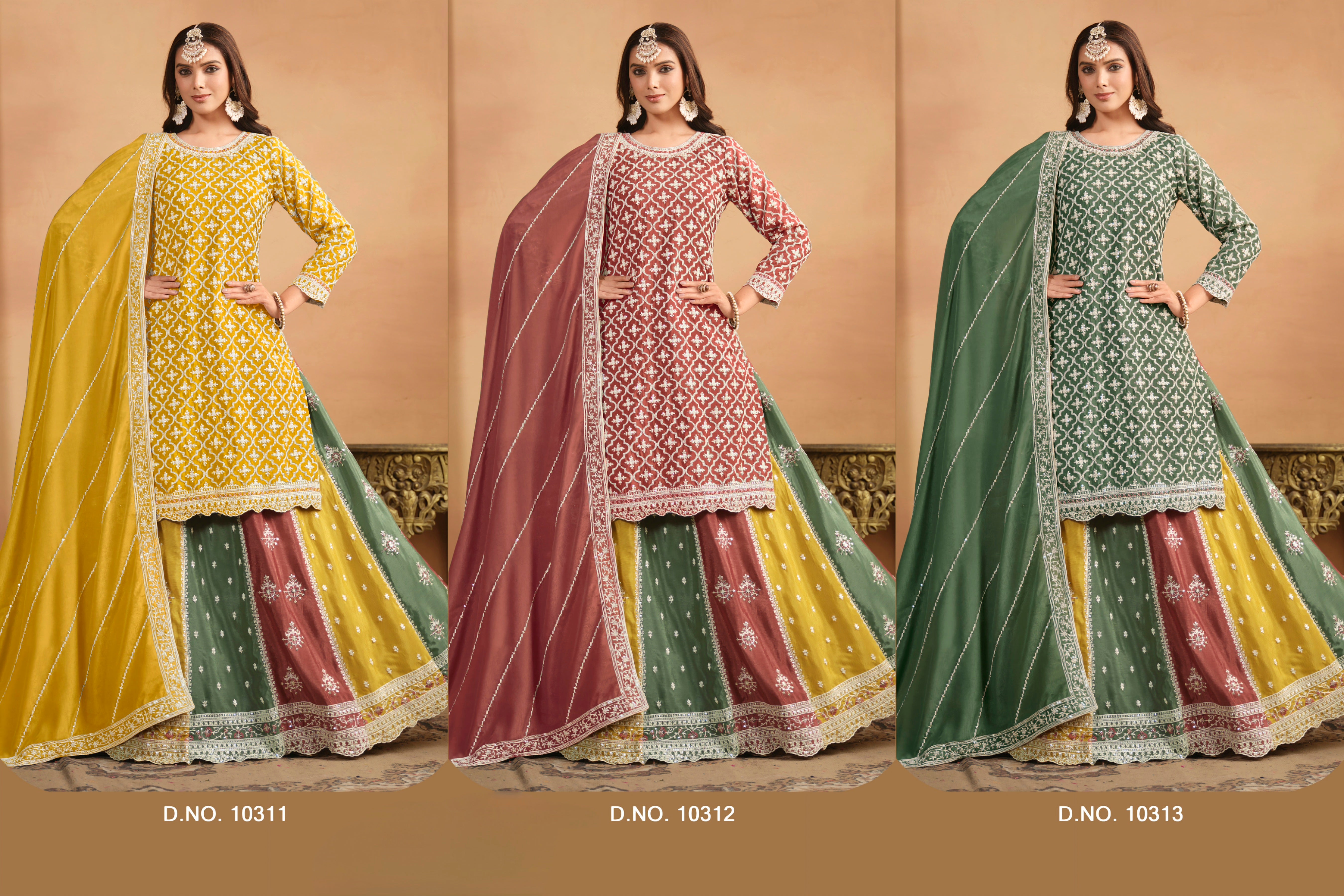 Silken Symphony Lehenga SHARARA EASR0046