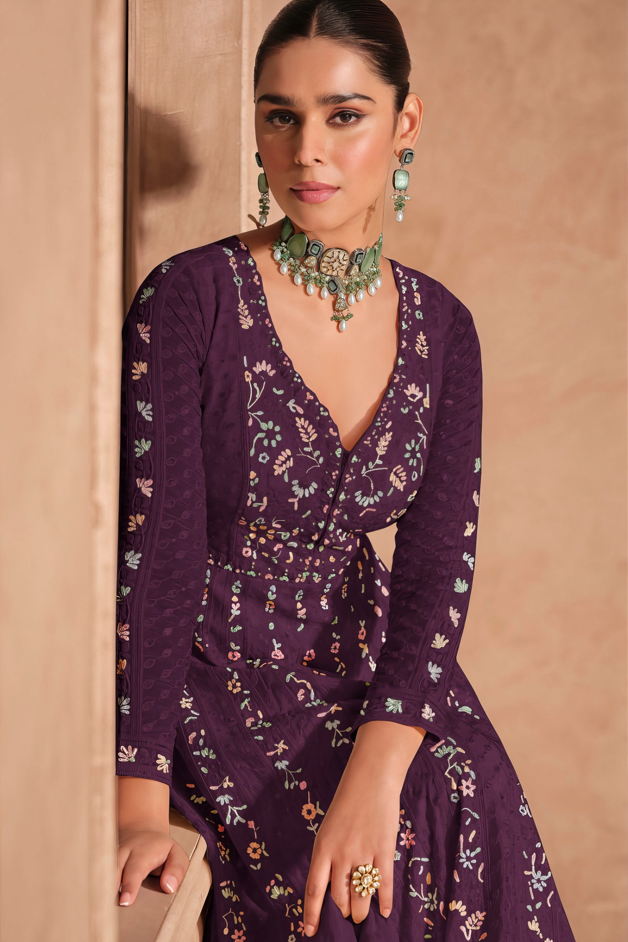 Elysium Radiance Gown Embroidered Gown EAGW0001