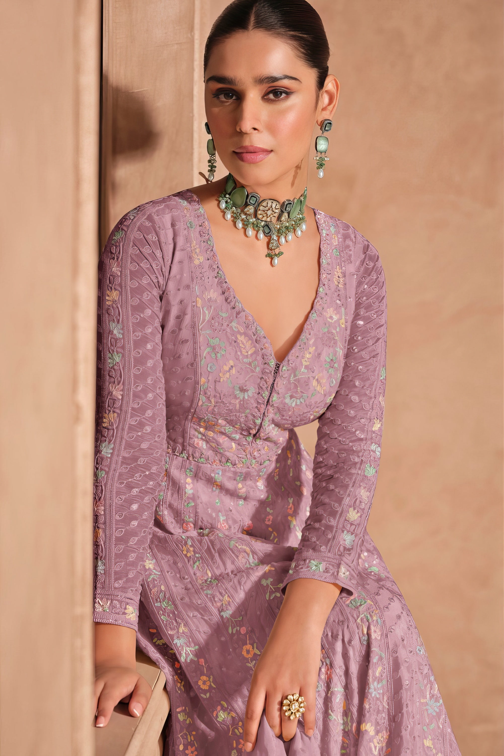 Elysium Radiance Gown Embroidered Gown EAGW0001