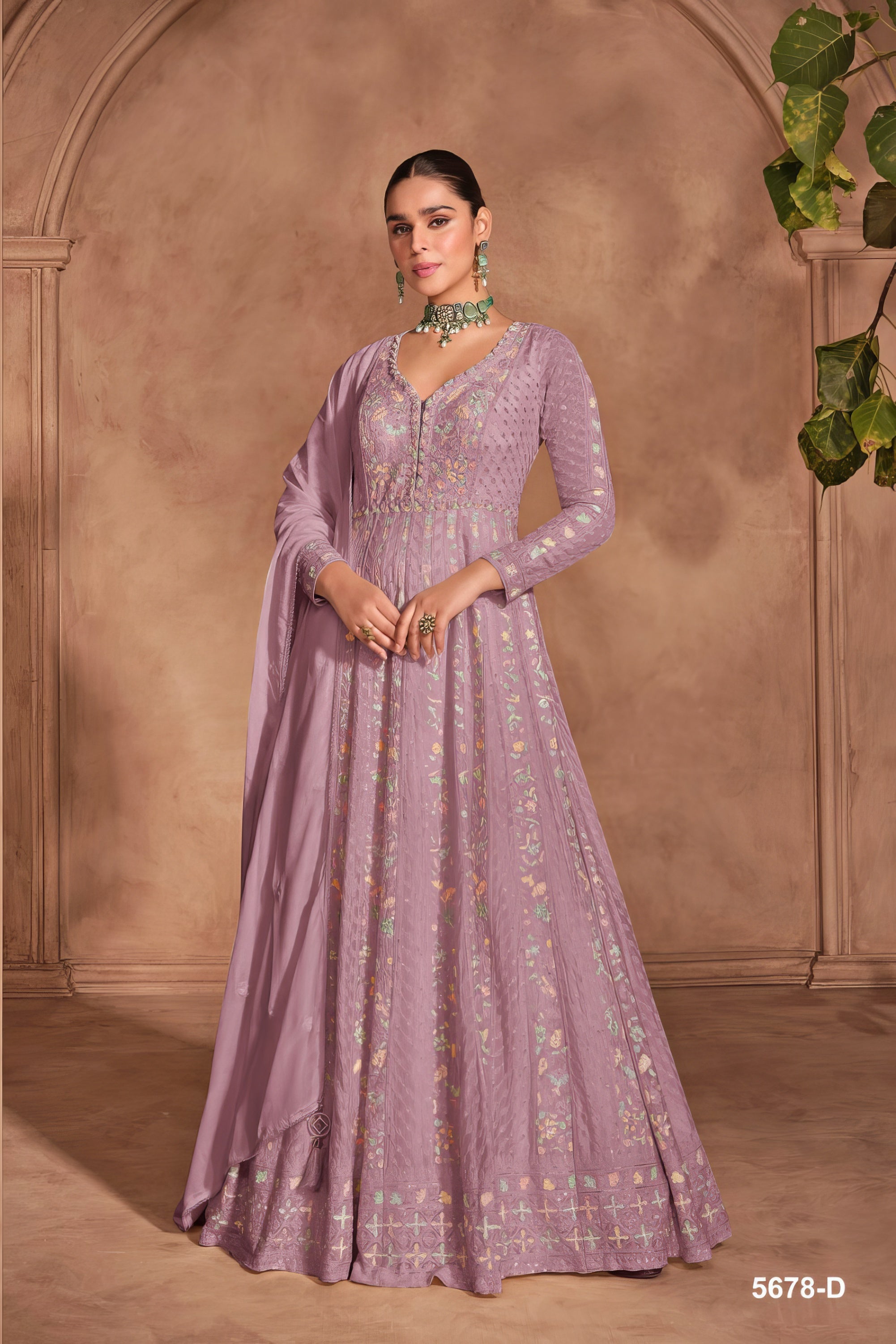 Elysium Radiance Gown Embroidered Gown EAGW0001