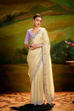 Light Purple and Beige Designer Saree LXSE0015