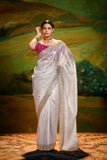 Barbie Pink and White Designer Saree LXSE0016