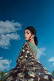 Pure Brasso Embroidered Saree LXSE0027