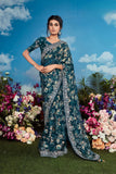 Zarima Floral Pure Brasso Saree LXSE0034