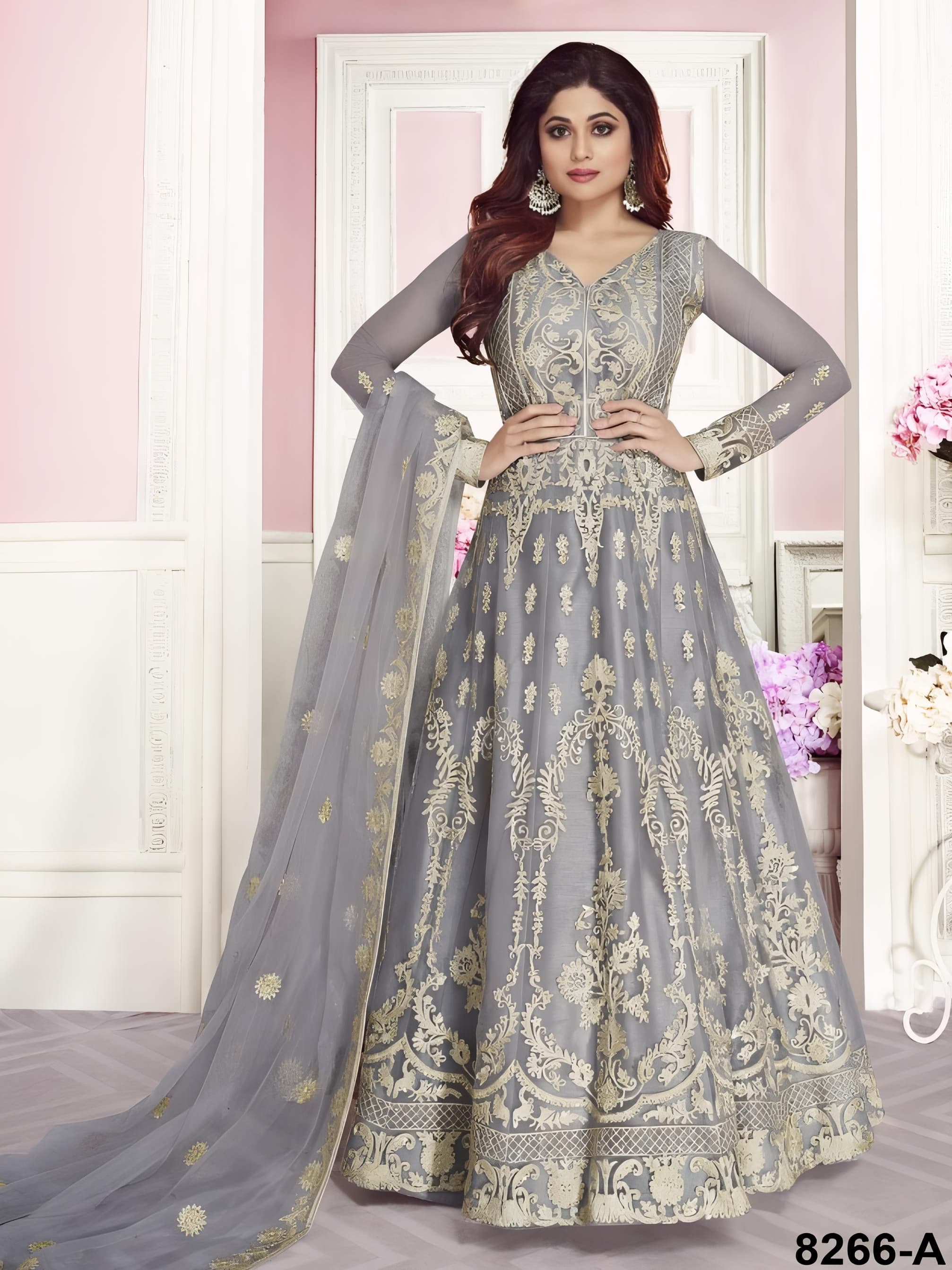 Embroderied Designer Gown EAGW0012