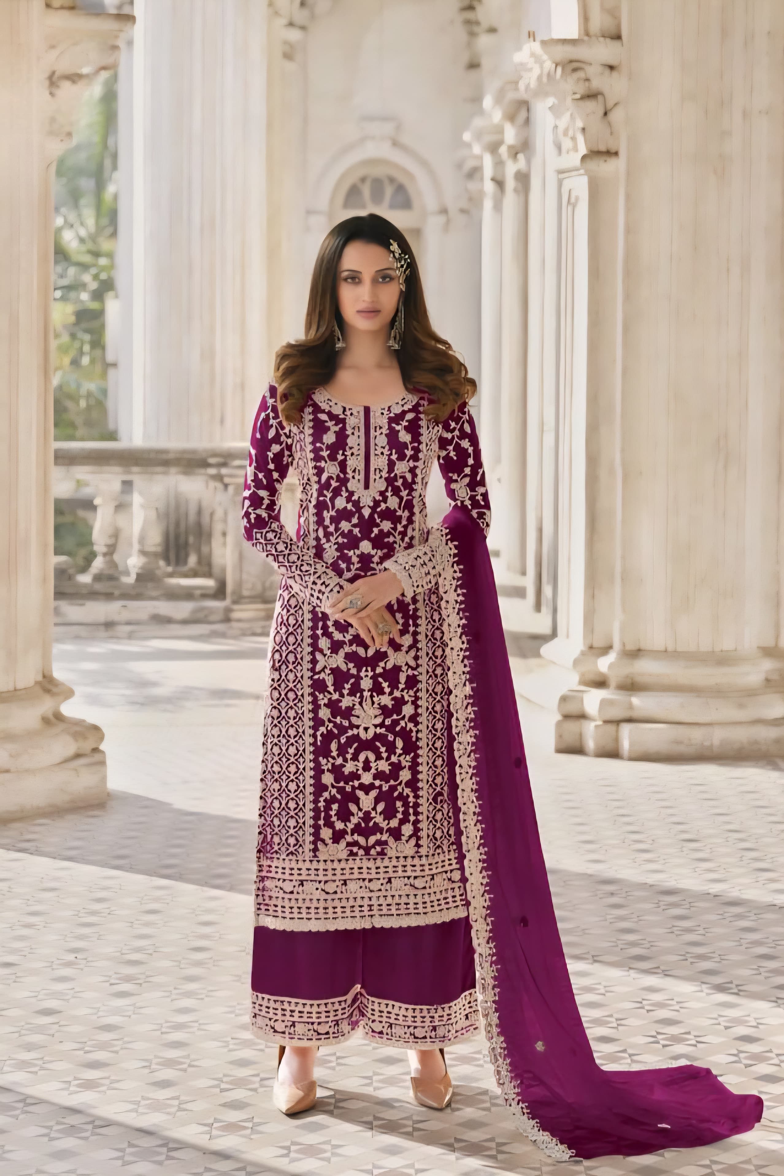Butterfly Bloom Pakistani Suit EAPK0032