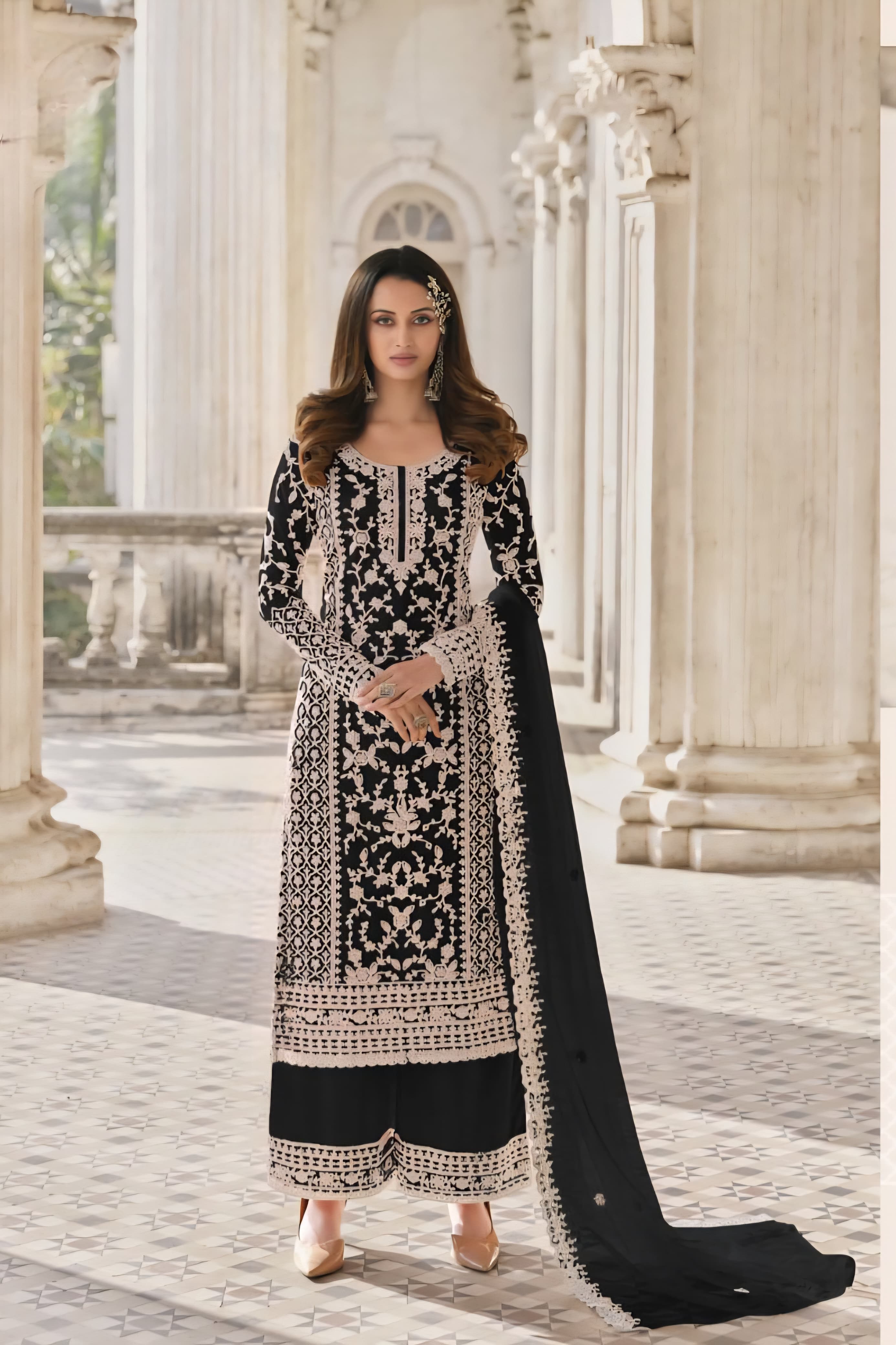 Butterfly Bloom Pakistani Suit EAPK0032