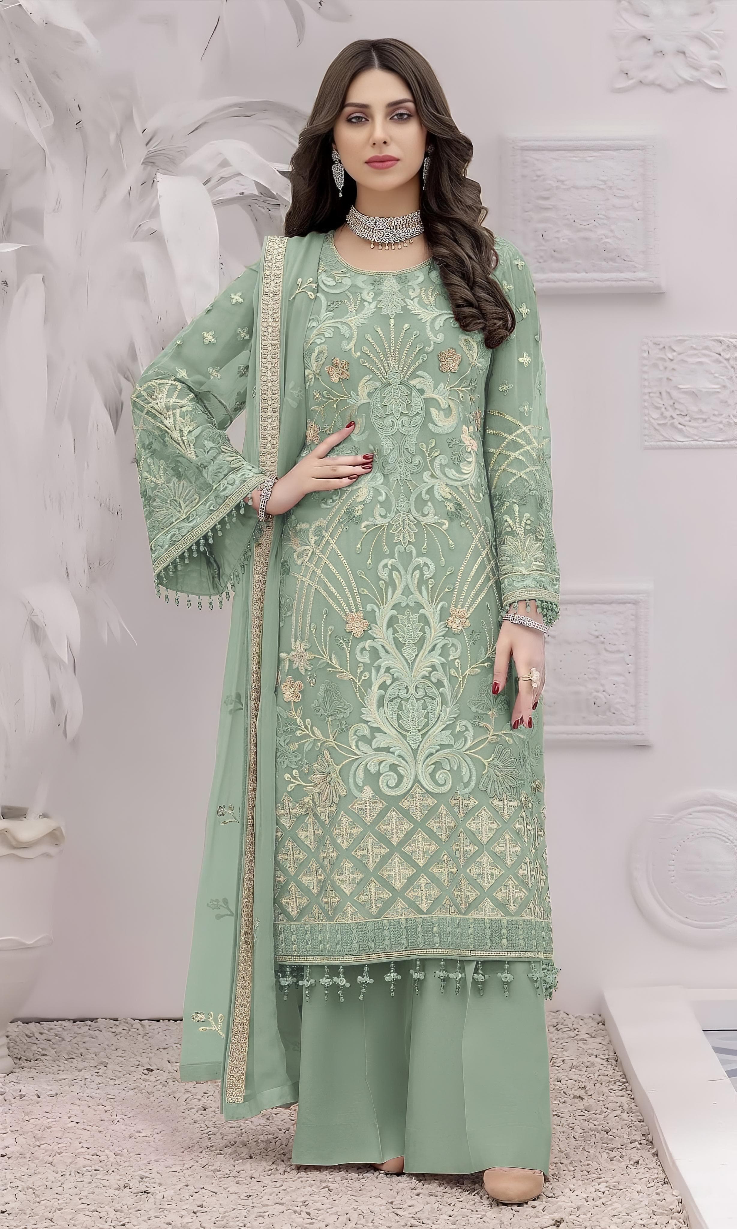 Georgette Glow Pakistani suit EAPK0010