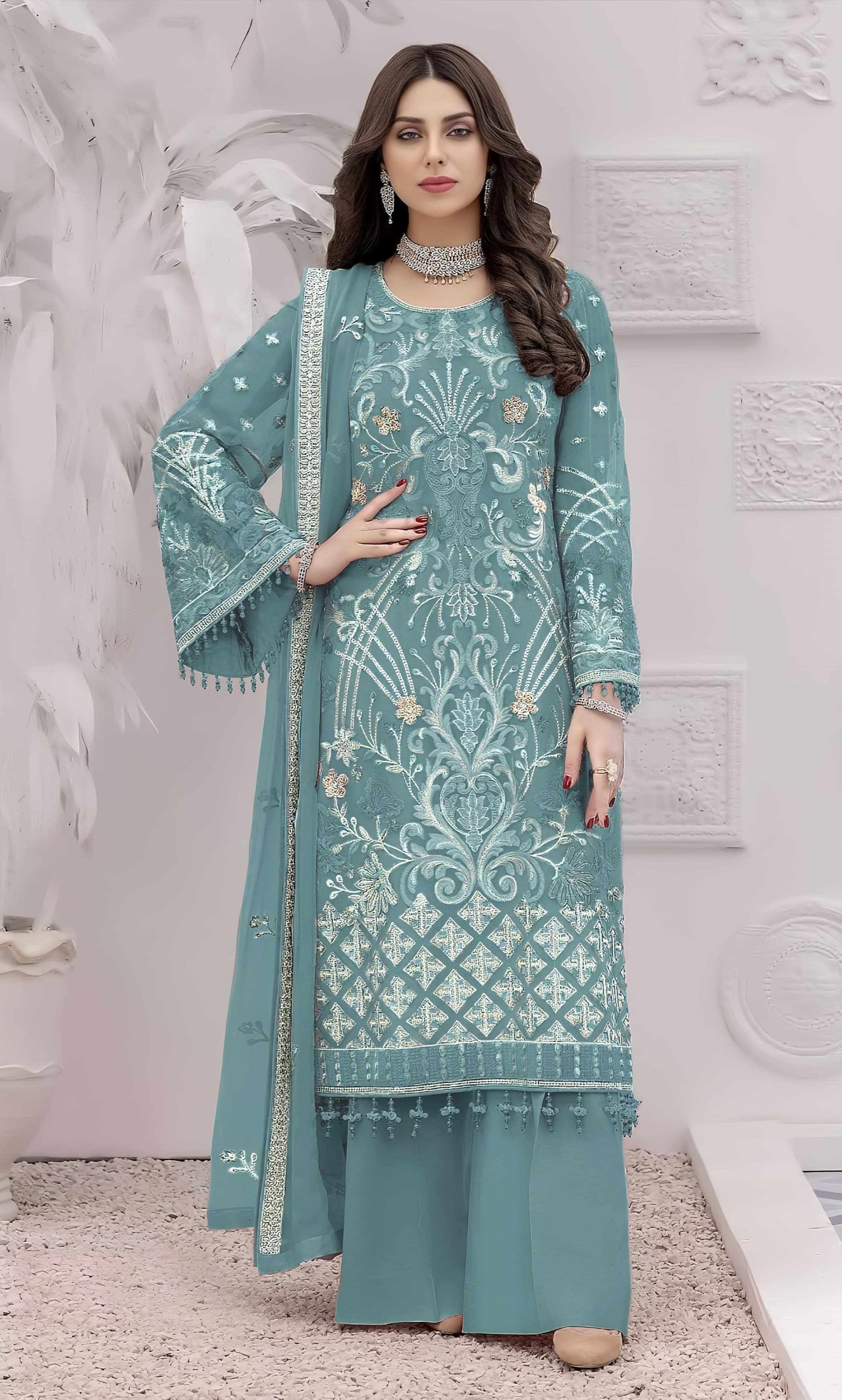 Georgette Glow Pakistani suit EAPK0010
