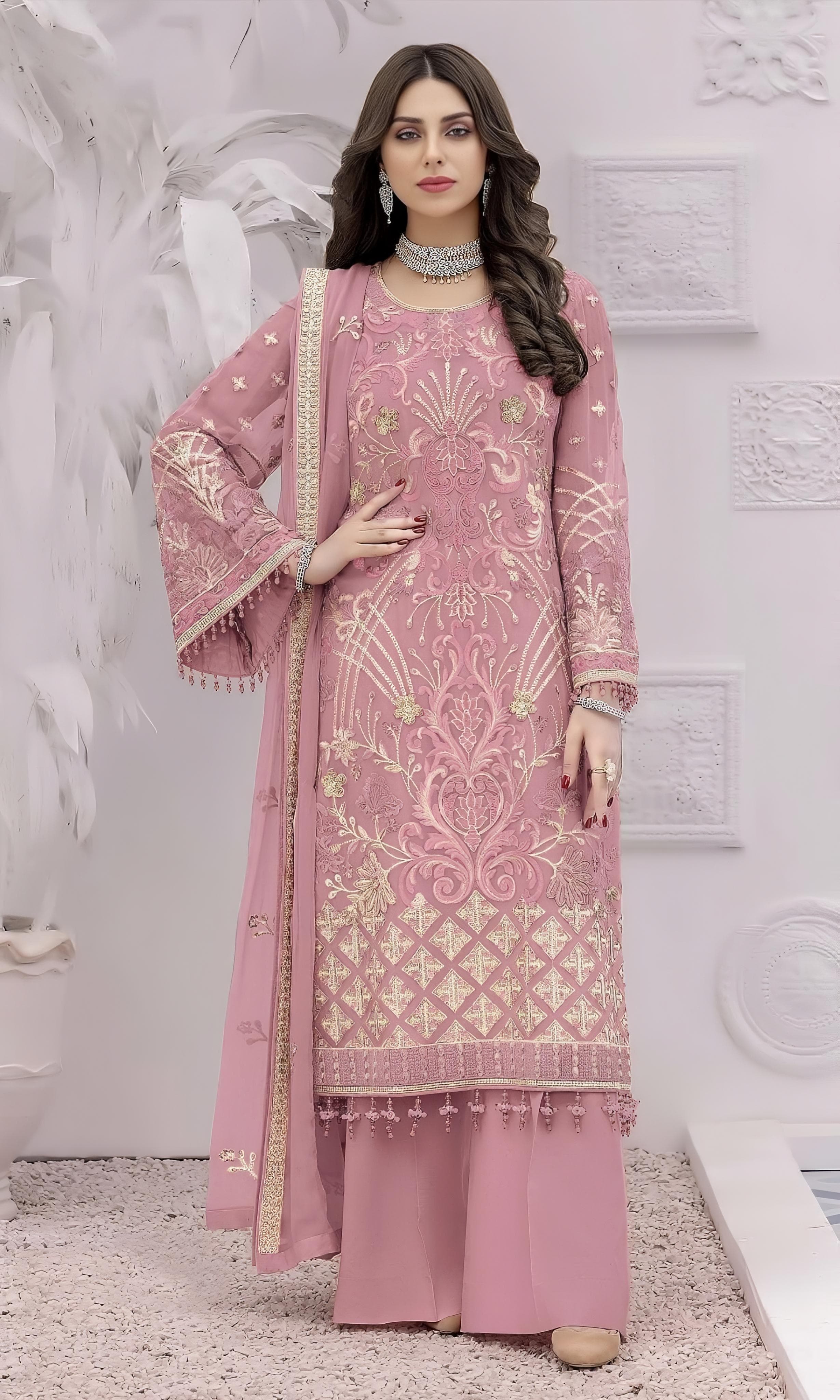Georgette Glow Pakistani suit EAPK0010