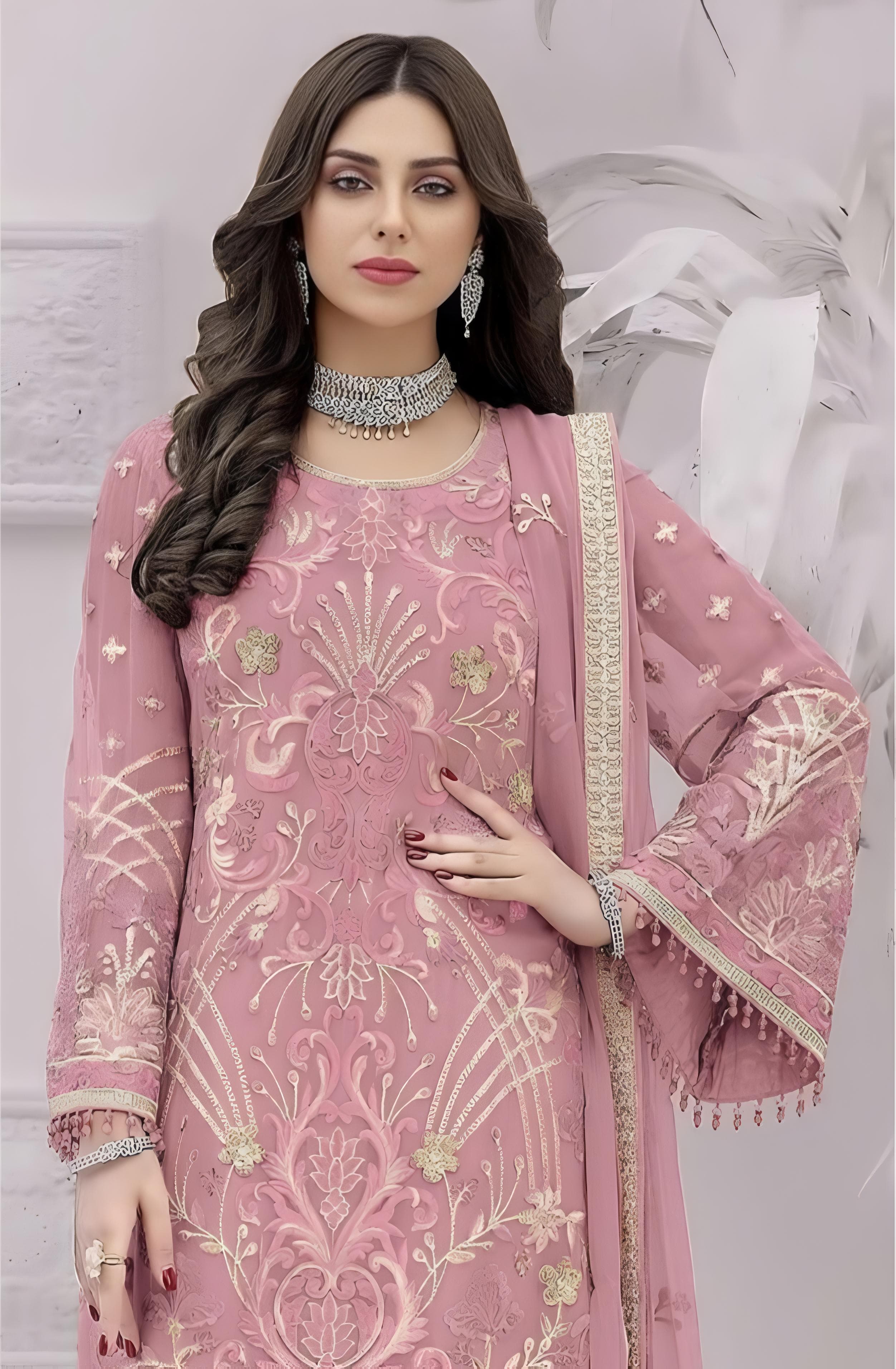 Georgette Glow Pakistani suit EAPK0010