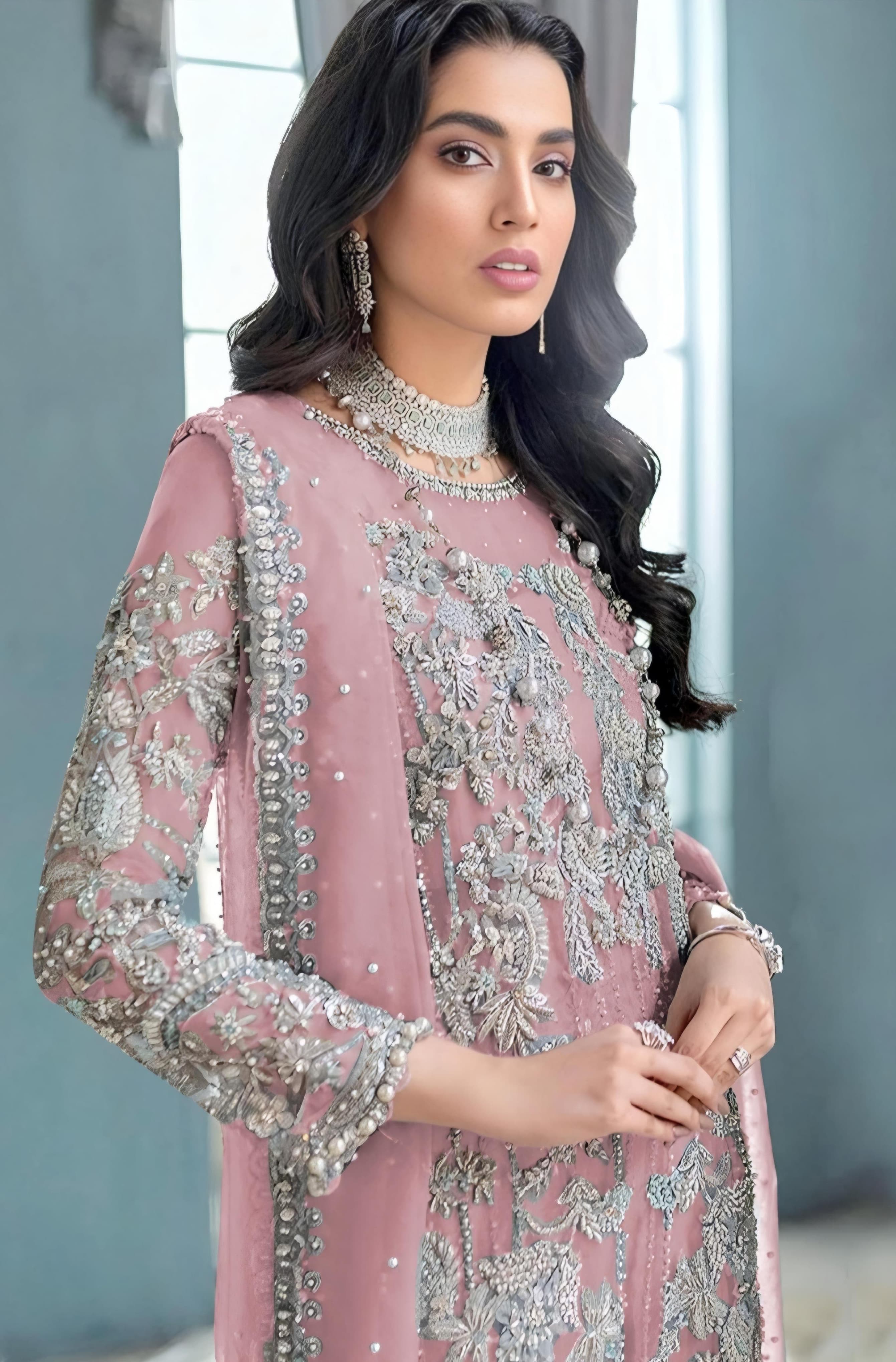 Organza Bling Designer Pakistani suit EAPK0011