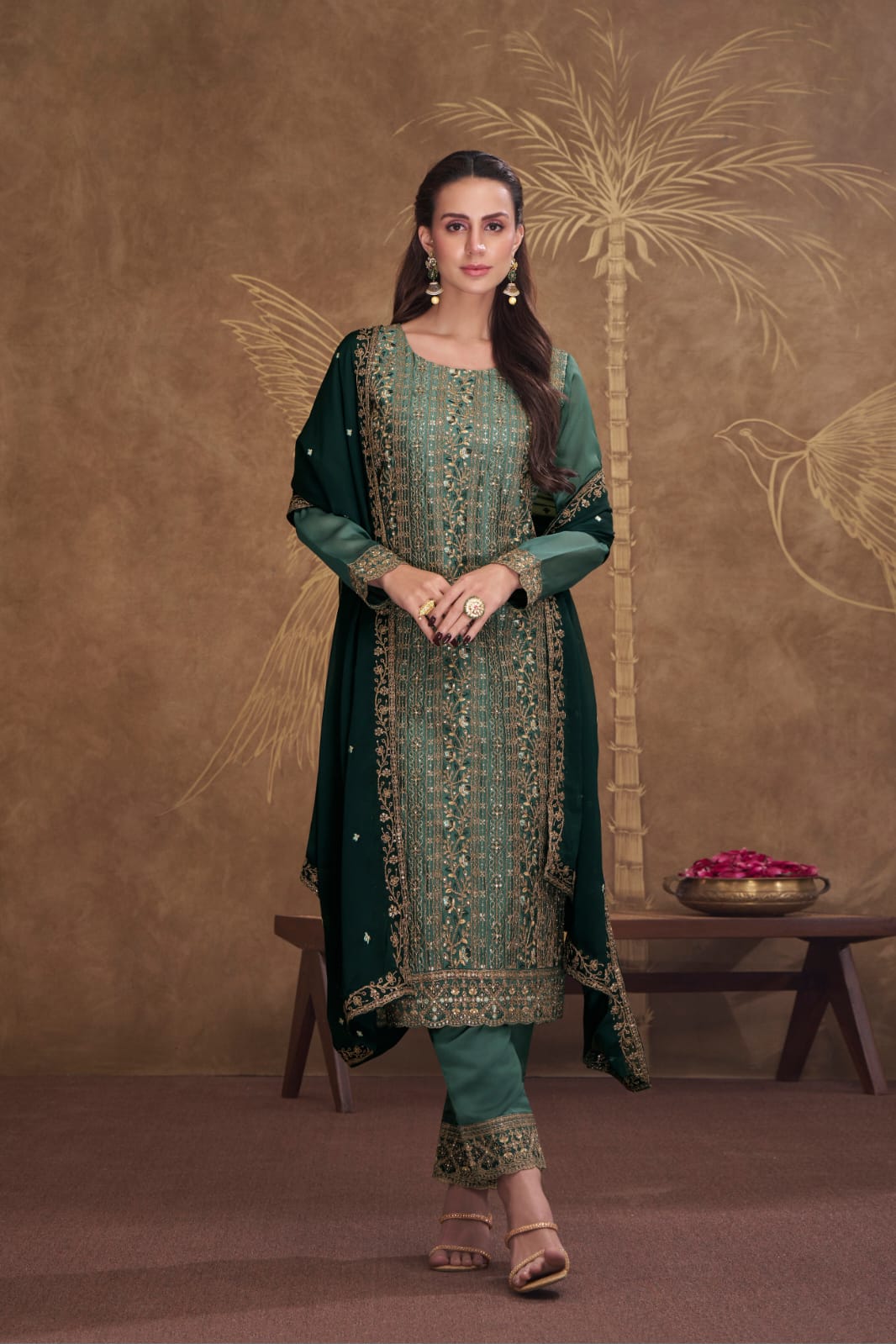 Rangoli Roshni Embellished Glow Pakistani Suit EAPK0037