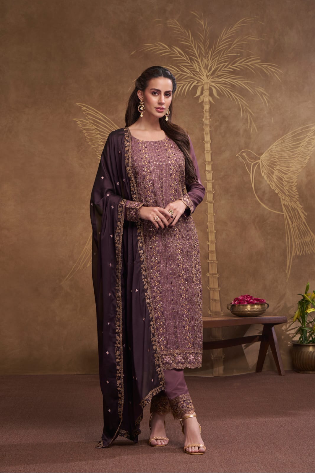 Rangoli Roshni Embellished Glow Pakistani Suit EAPK0037