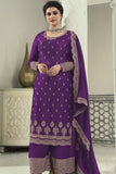 Suit with vichitra silk & sequence work  EAST0010