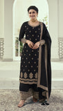 Suit with vichitra silk & sequence work  EAST0010