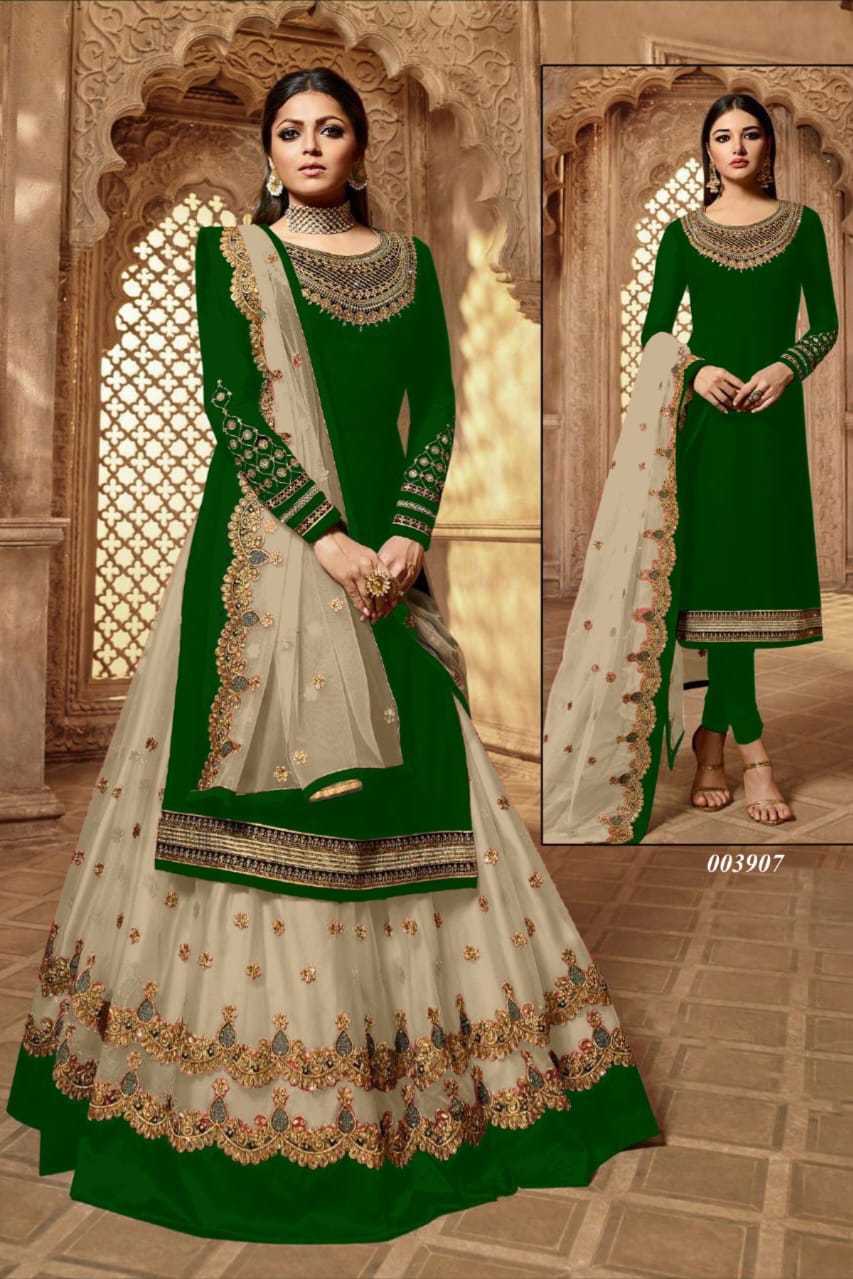 Satin Fabric Designer SHARARA EASR00026