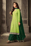 Mystic Threads Georgette Fabaric SHARARA EASR00029