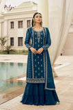 GlimmerGrace Faux Georgette SHARARA EASR00030