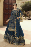 Soft Net Embroidered SHARARA EASR00033
