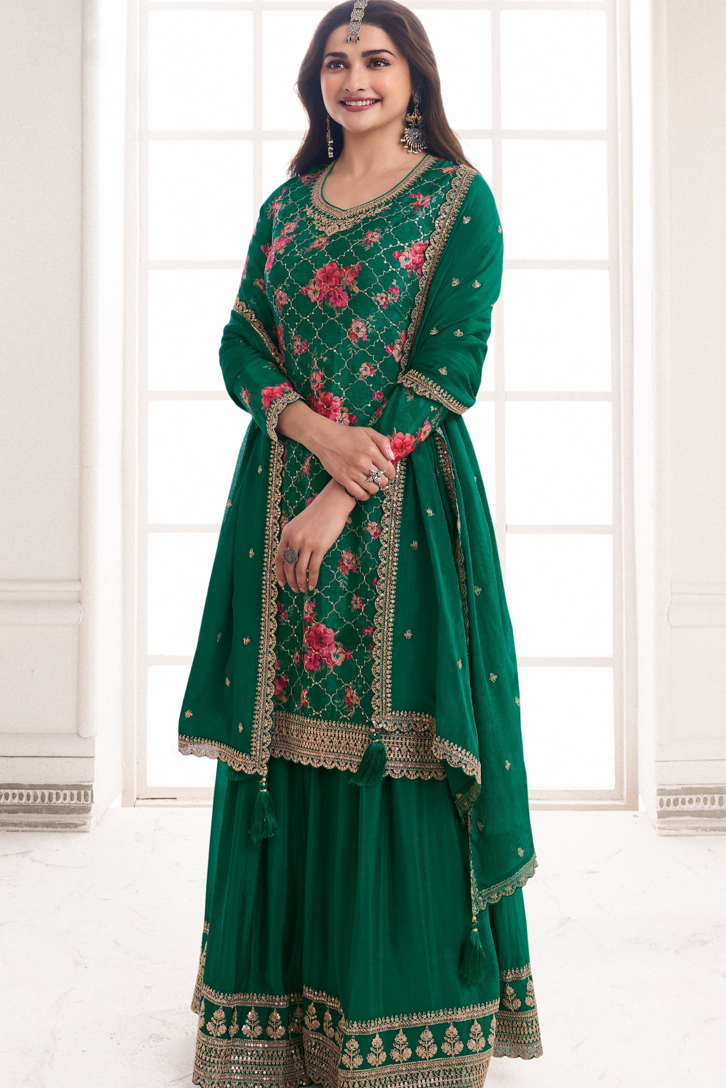 Digital printed designer SHARARA EASR00034