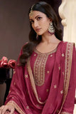 Heavy chinon fab embroderied SHARARA EASR00035